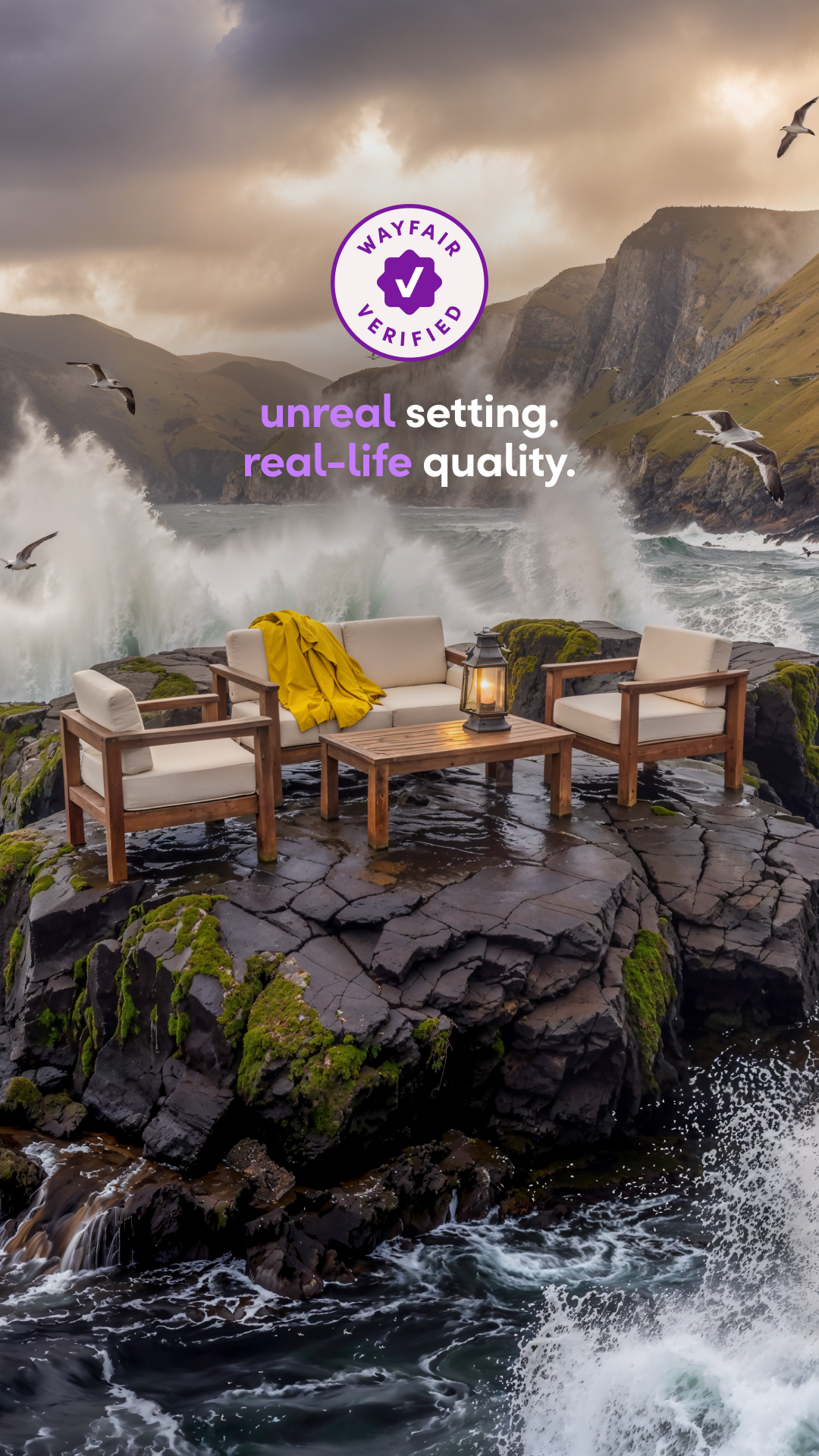 Wayfair Facebook ad