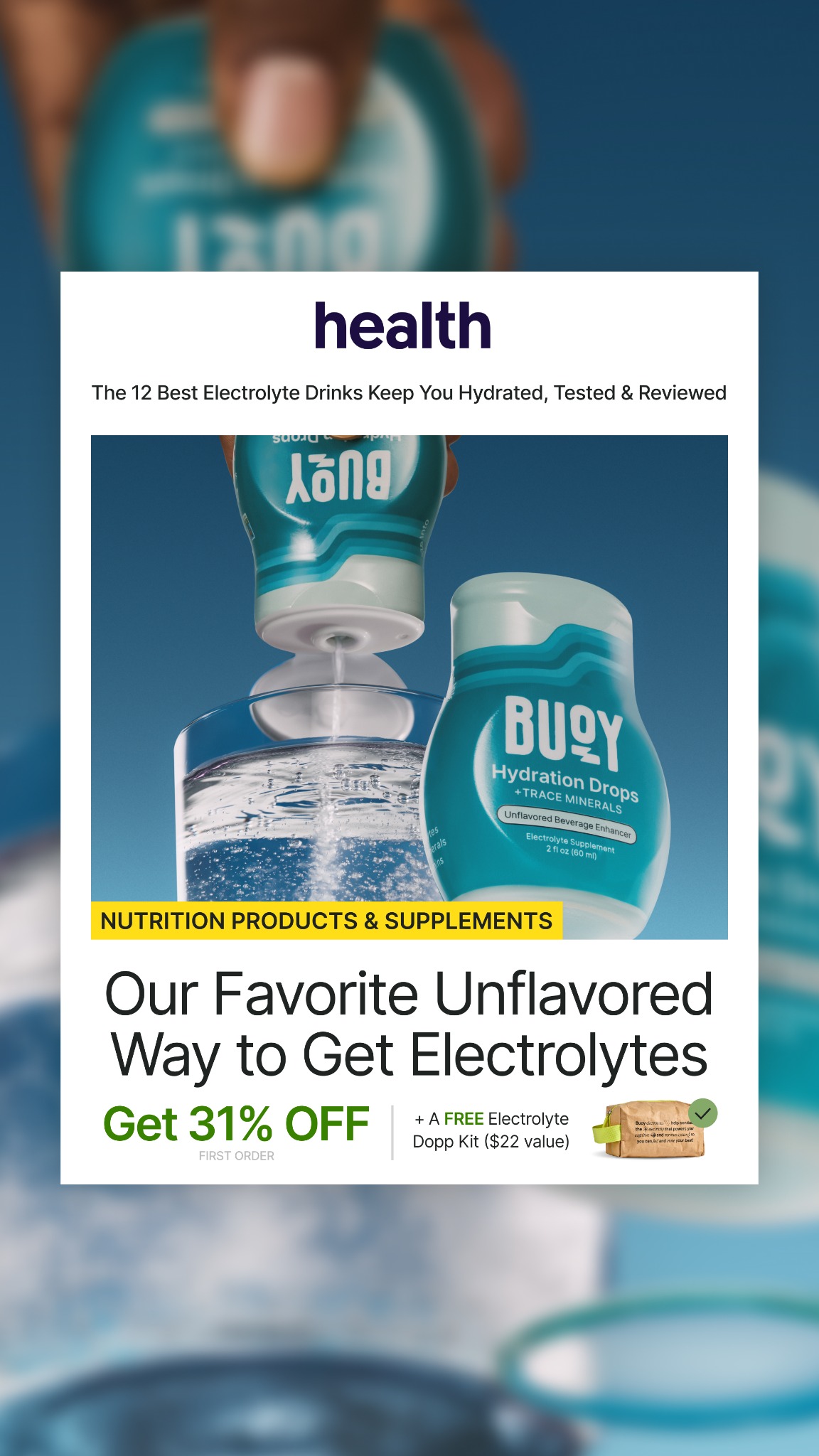 Buoy Facebook ad