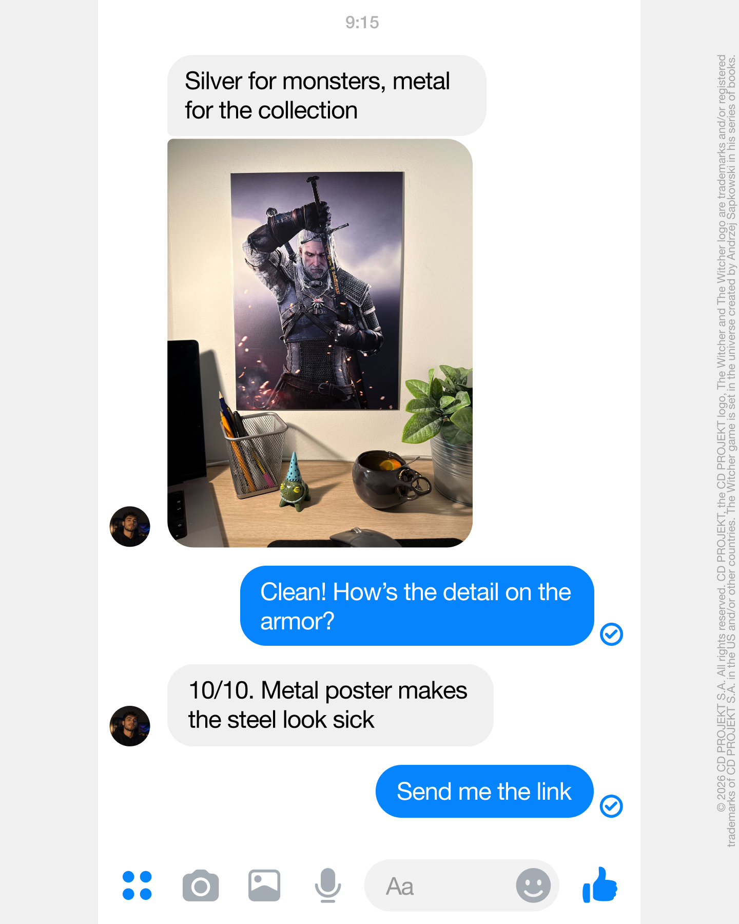 Displate Facebook ad