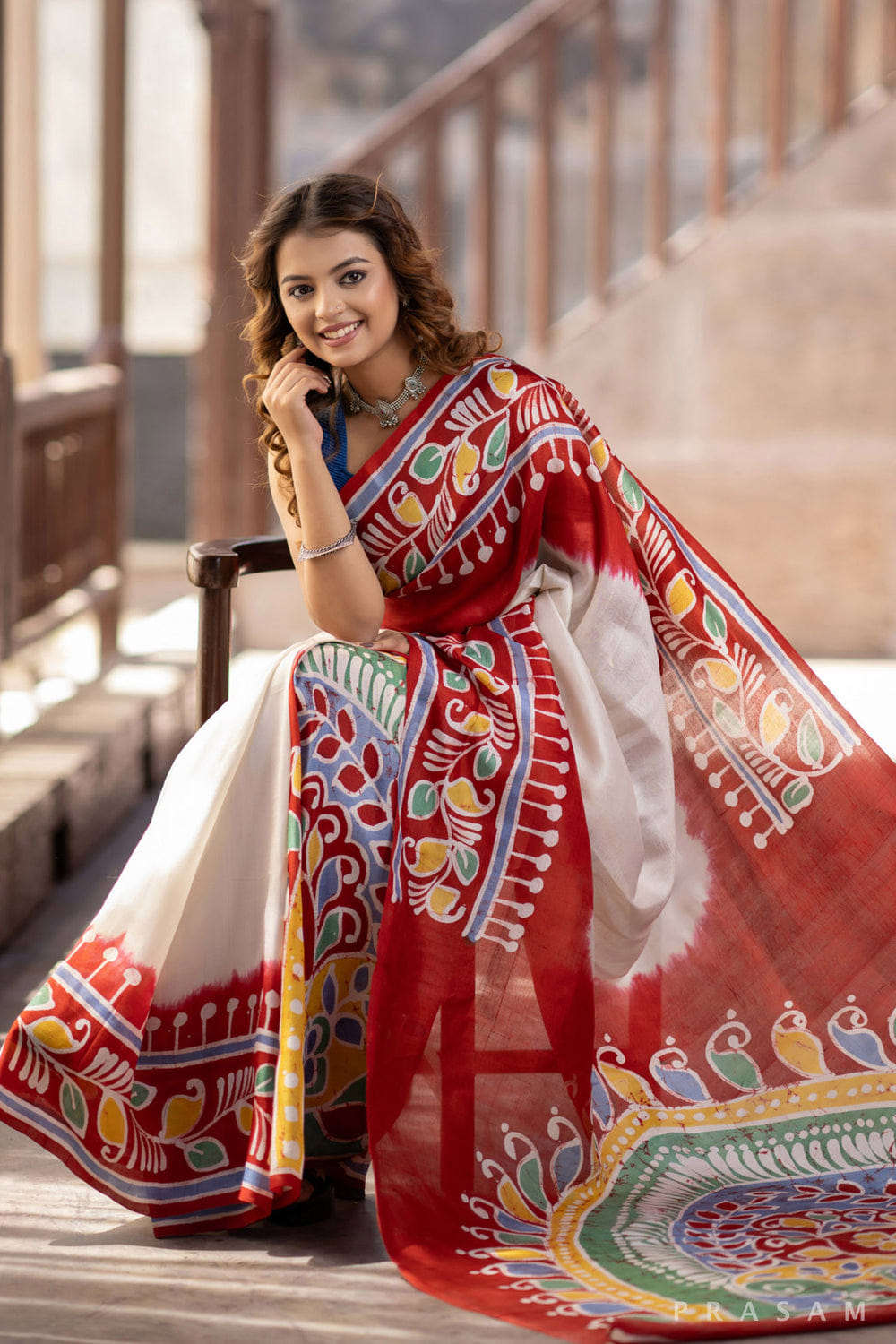 SILK Manufacturer Facebook ad: We are manufacturing hand painted pure MURSHIDABAAD silk…