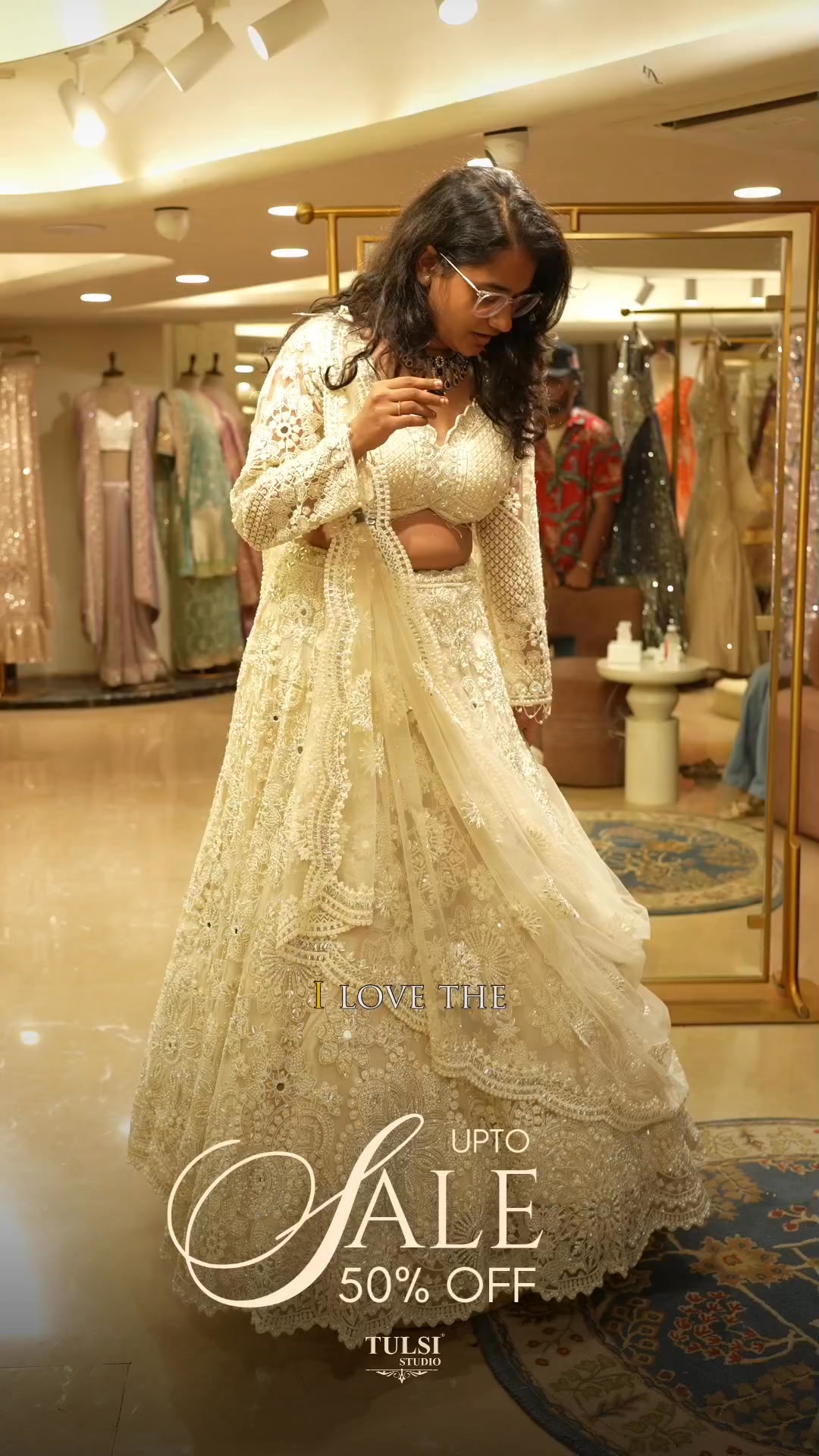 Tulsi Studio Facebook ad: Chat with us