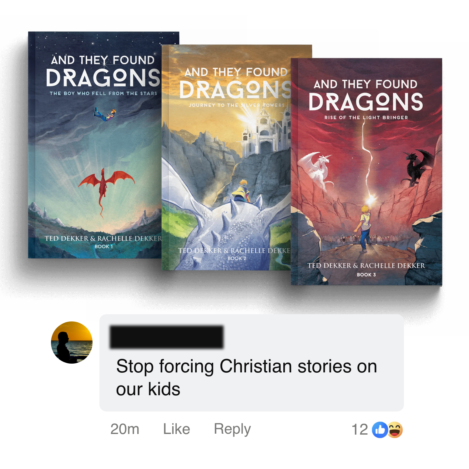 Ted Dekker Facebook ad