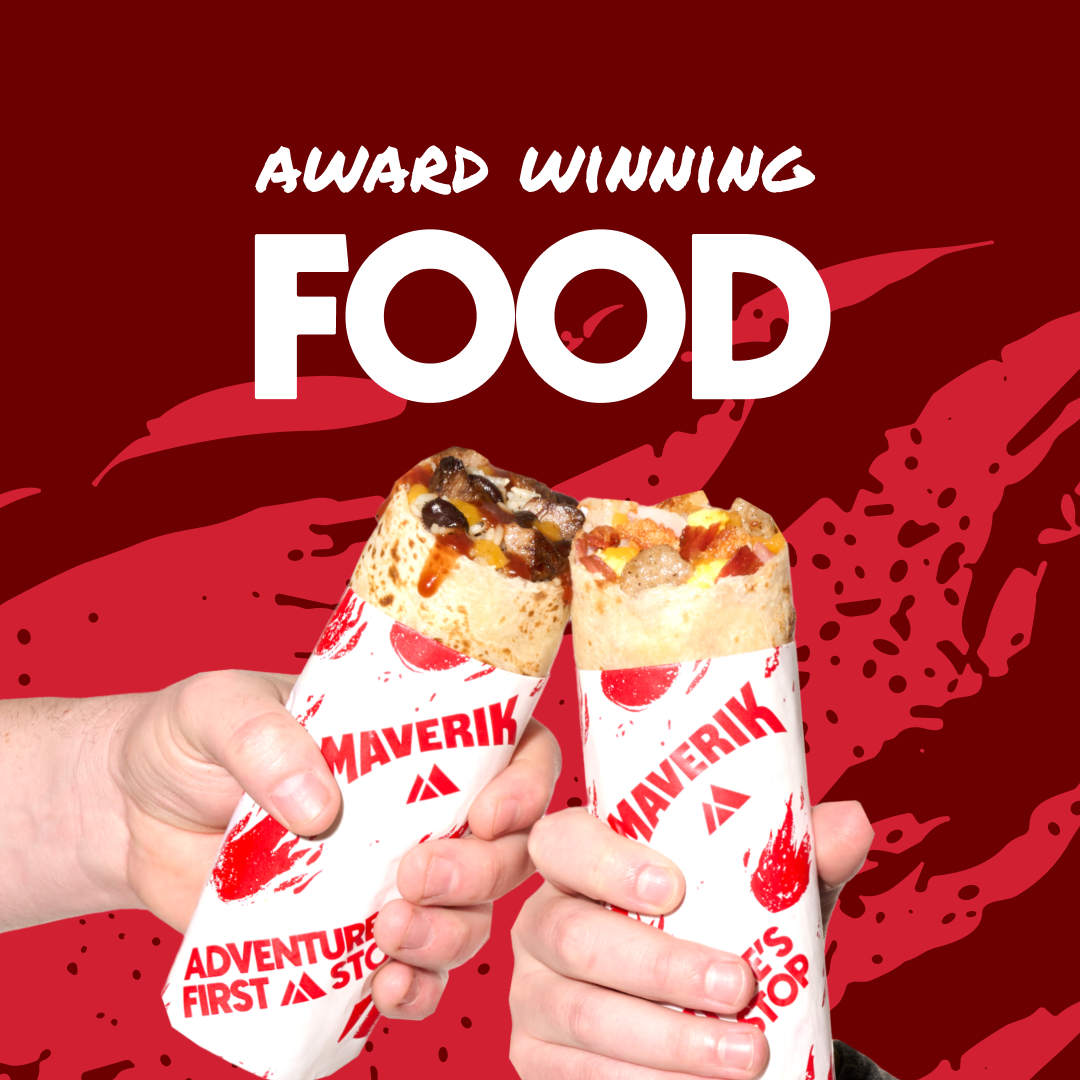 Maverik Adventure's First Stop Facebook ad