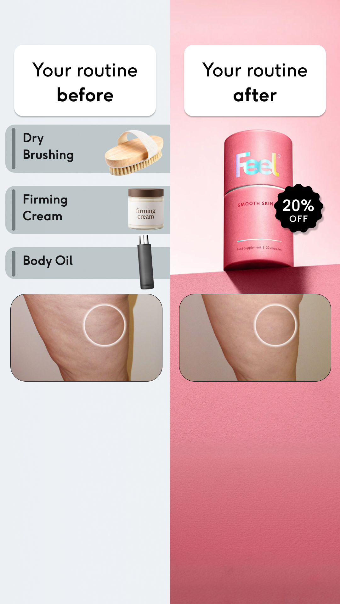 Feel Facebook ad