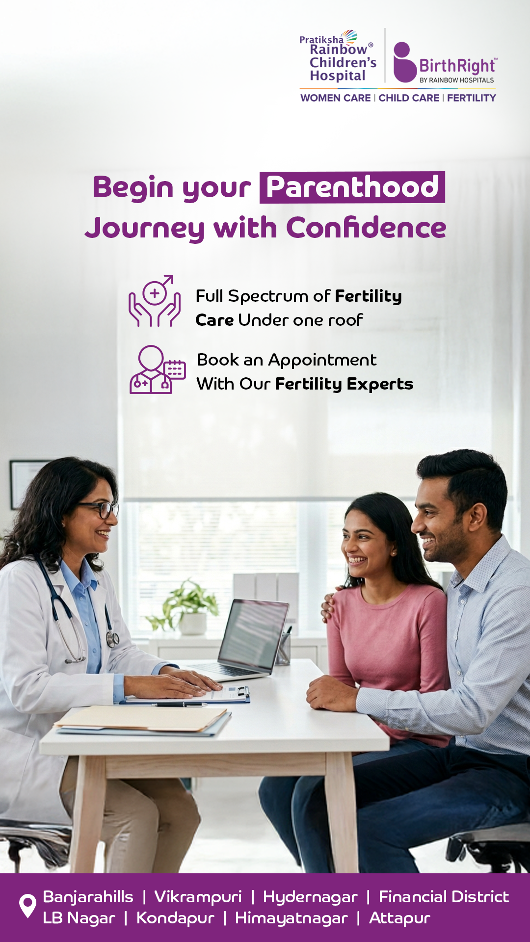 BirthRight Fertility By Rainbow Facebook ad