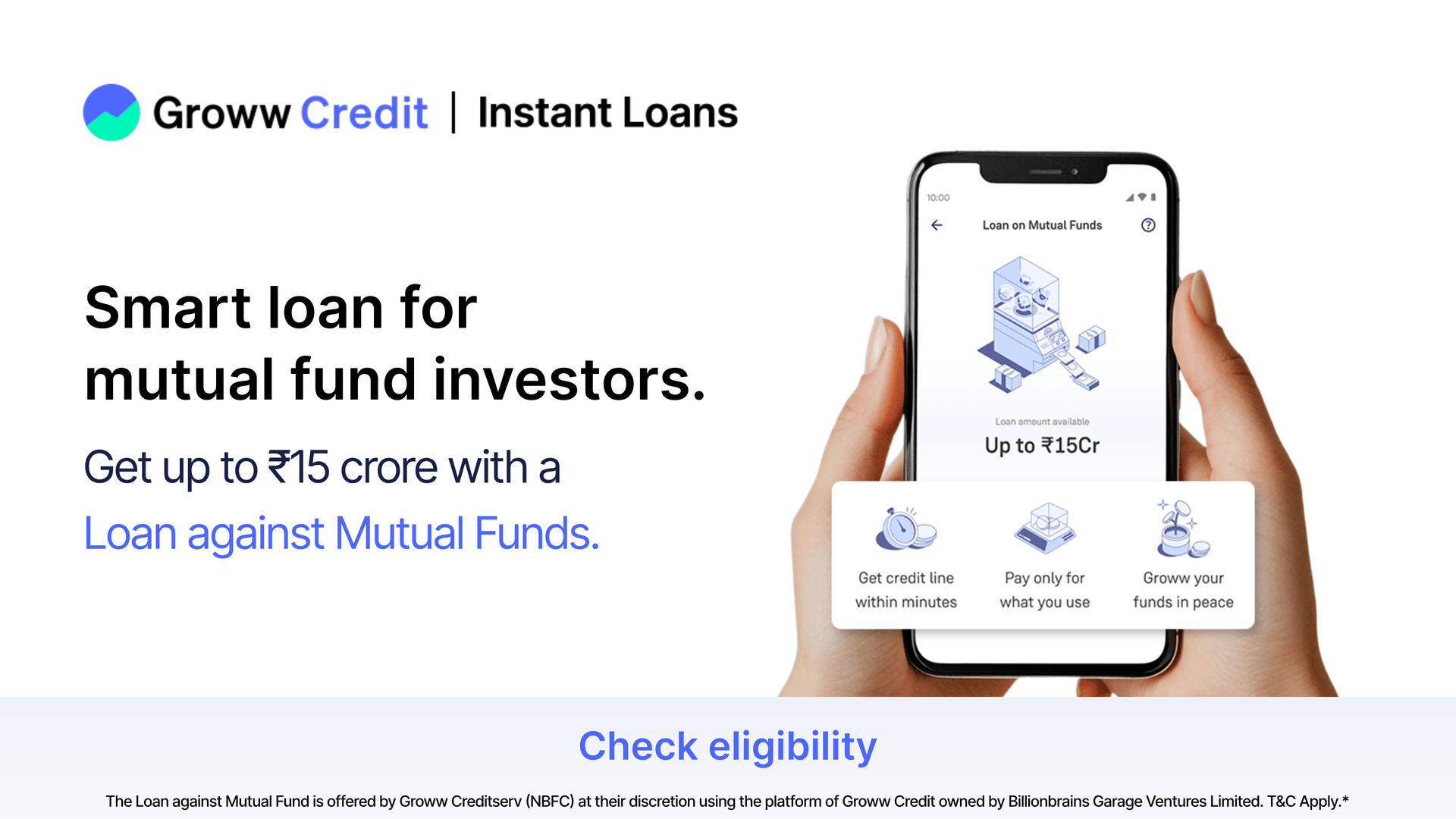 Groww Credit  Facebook ad