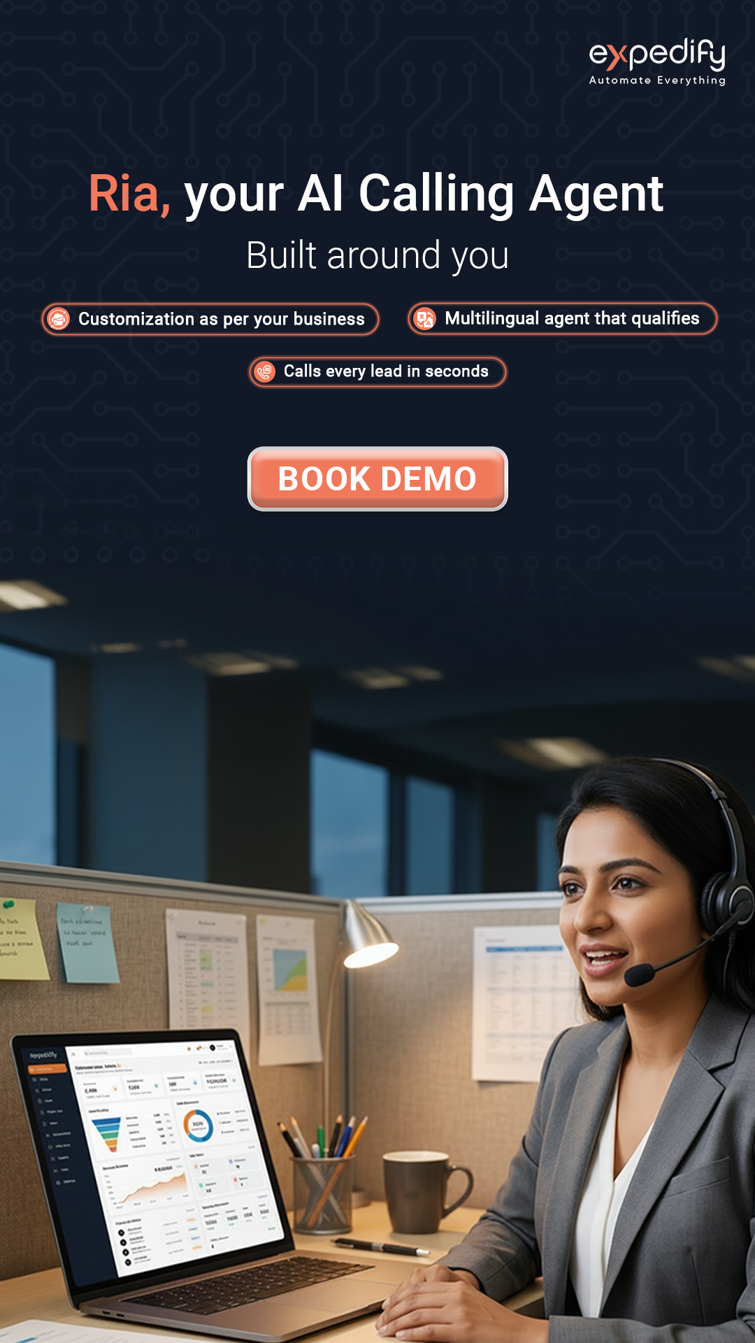 Expedify.ai Facebook ad