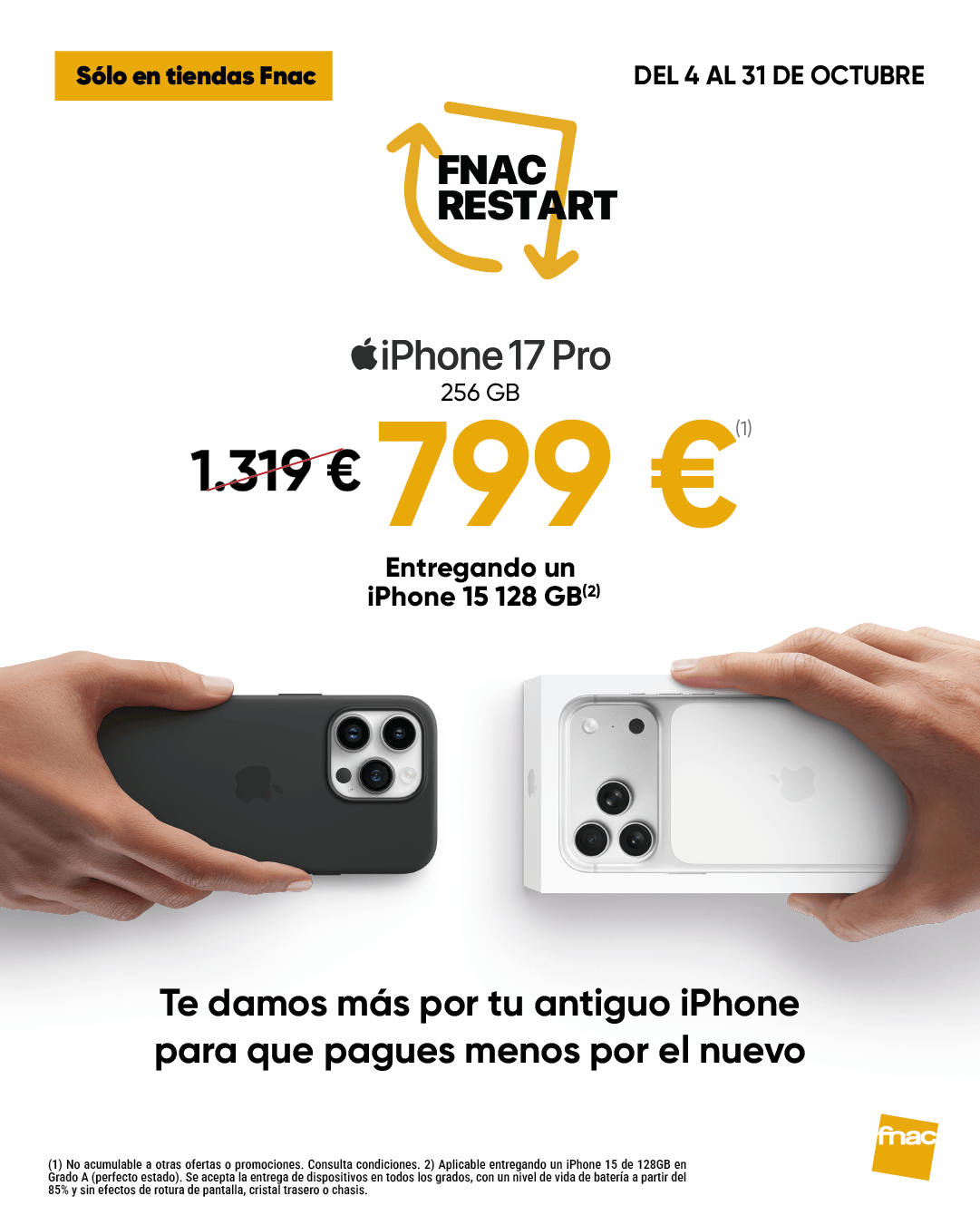 Fnac España Facebook ad: Apple Trade In
