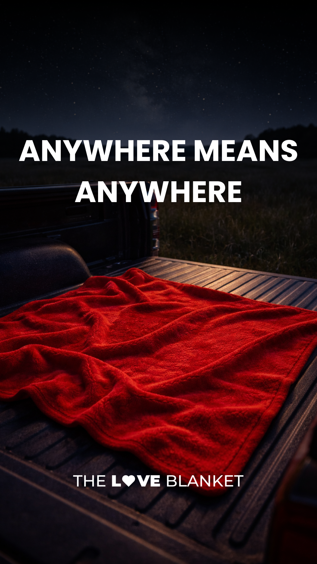 The Love Blanket Facebook ad