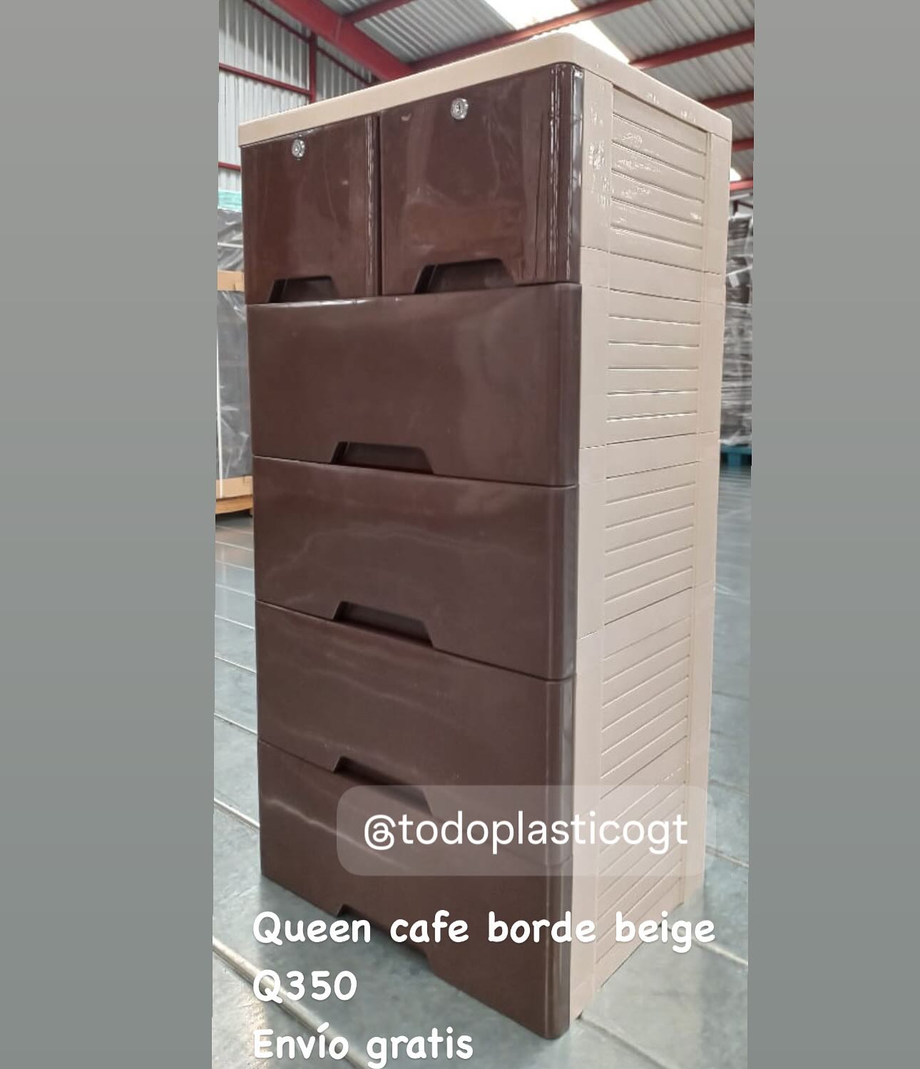 Todo plastico gt Facebook ad: Nuevo gavetero Queen con llave Q350