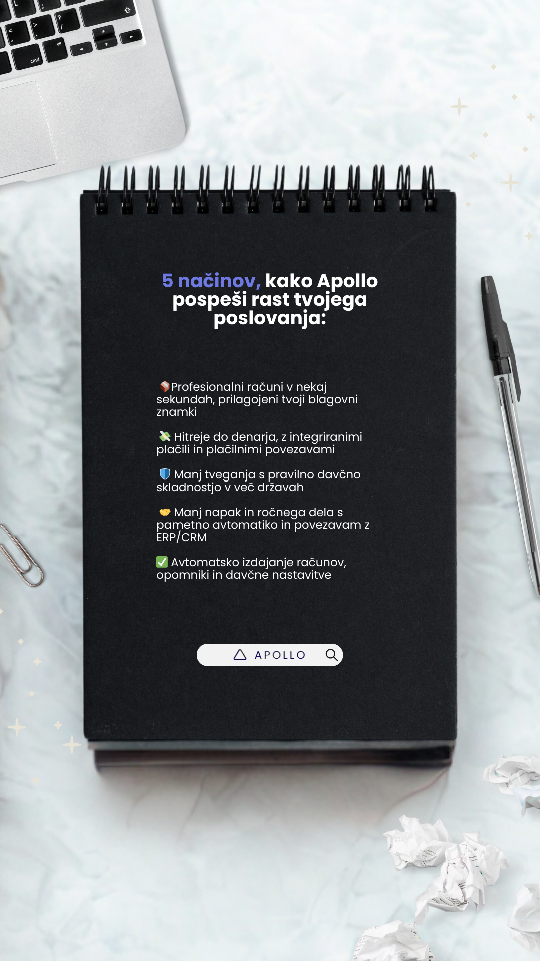 Apollo Facebook ad