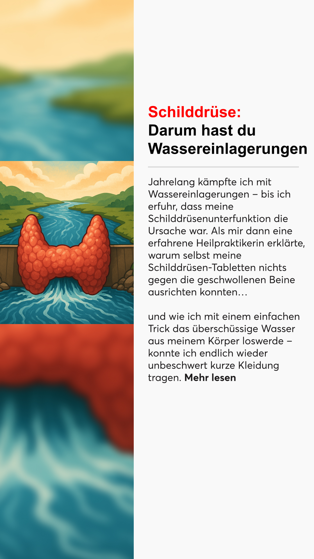 Mission Schilddrüse Facebook ad