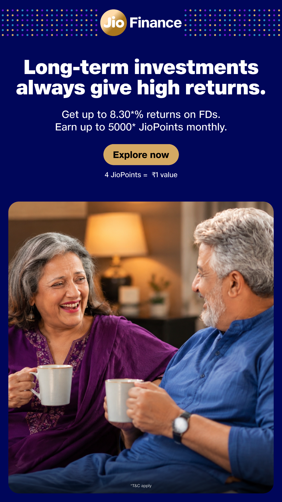 JioFinance Facebook ad