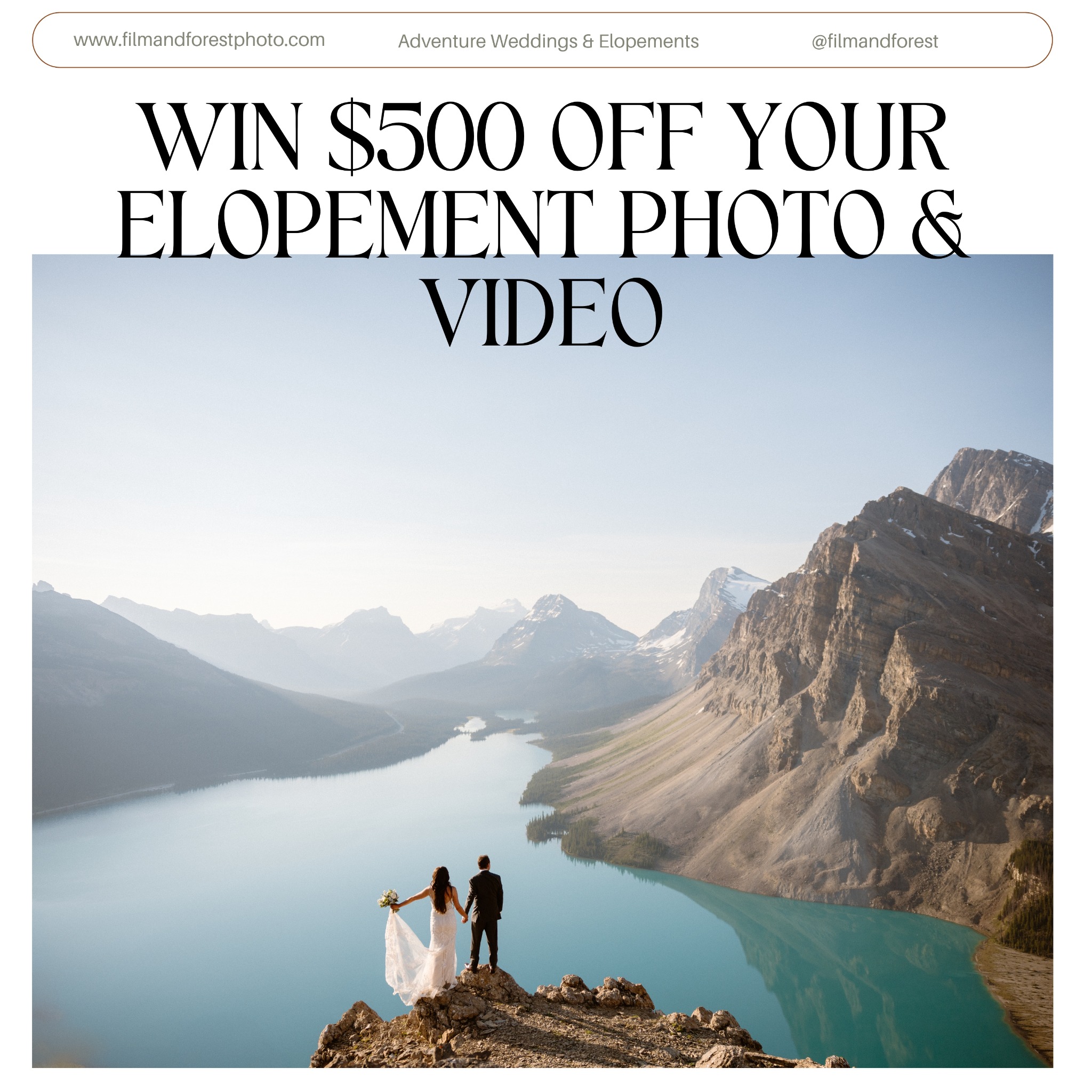 Film & Forest Photography Facebook ad: Enter To Win!