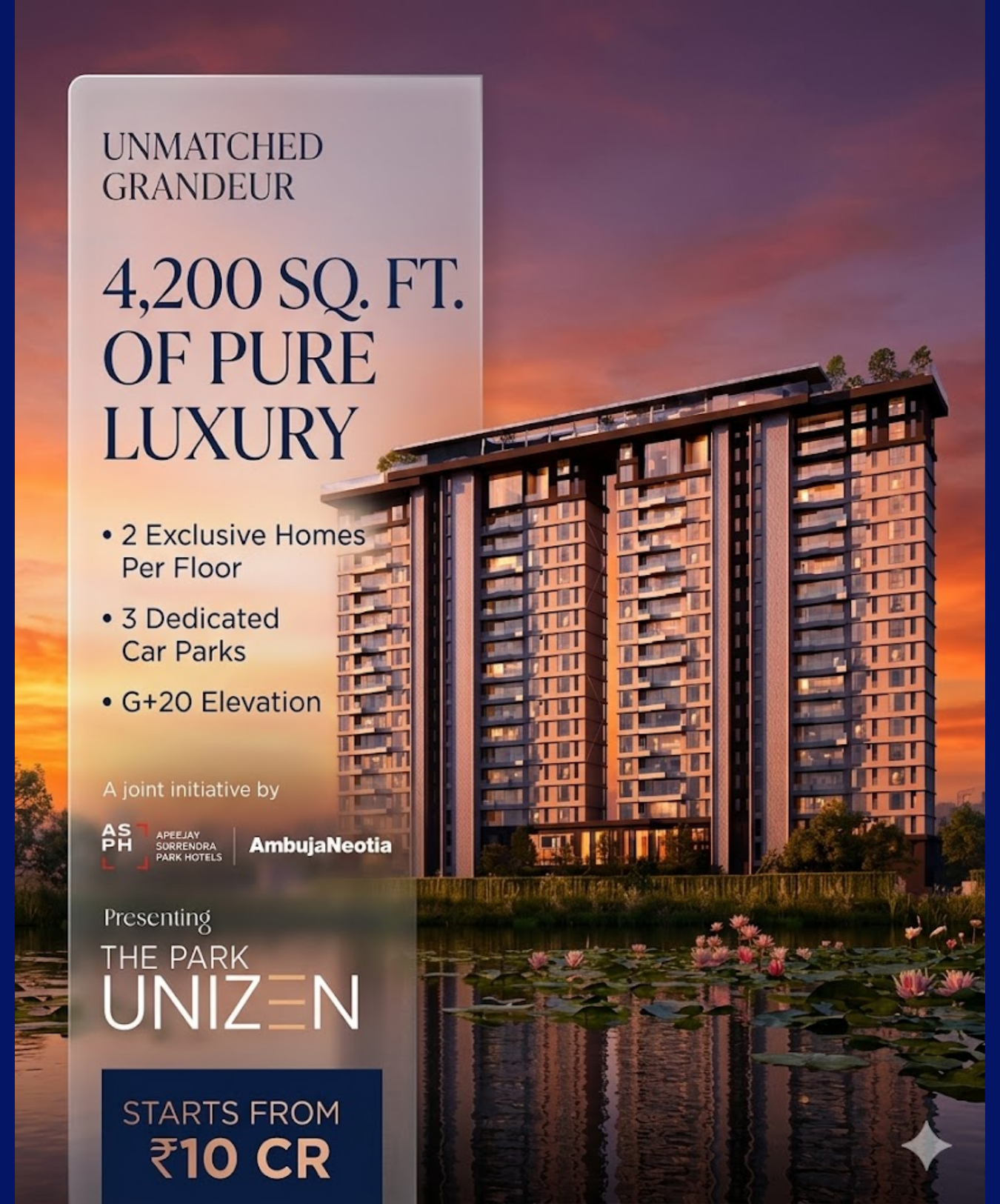 The Park Unizen Facebook ad from May 26, 2026