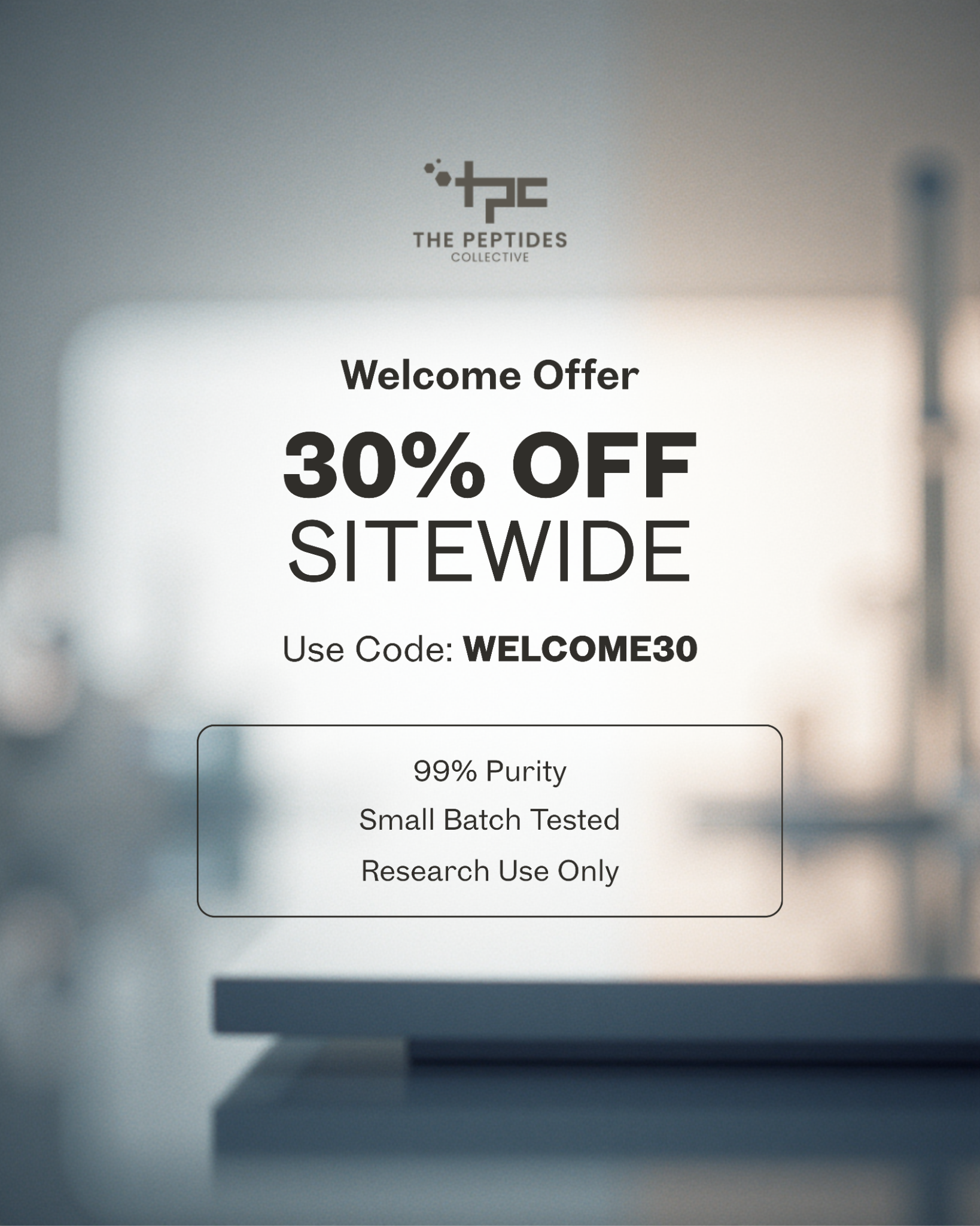 Peptides Collective Facebook ad from Jan 7, 2026