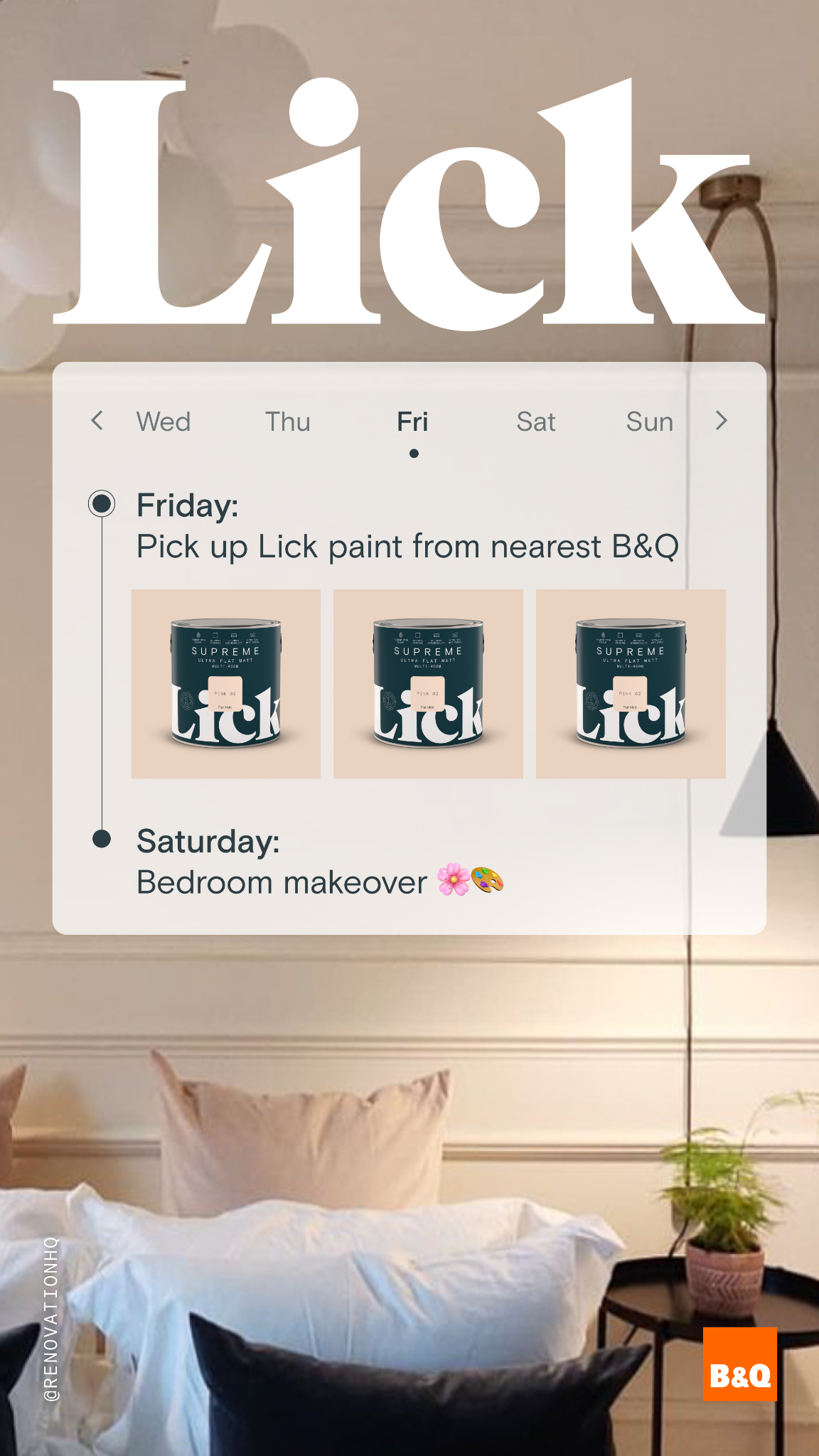 Lick Facebook ad