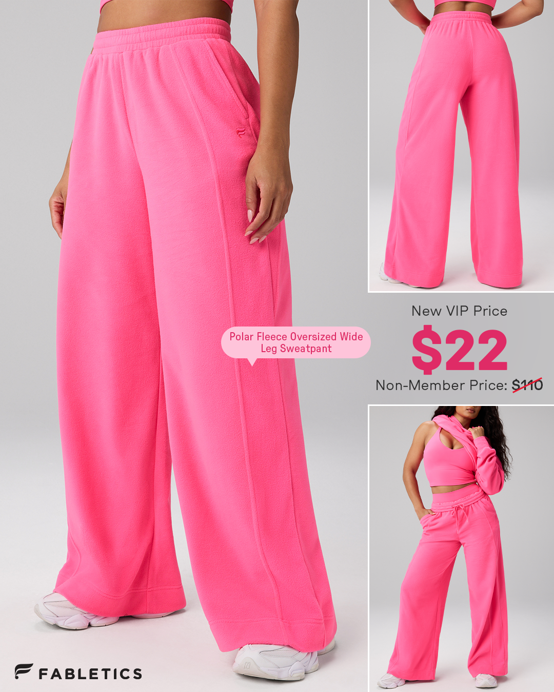 Fabletics Facebook ad: NEW DROPS