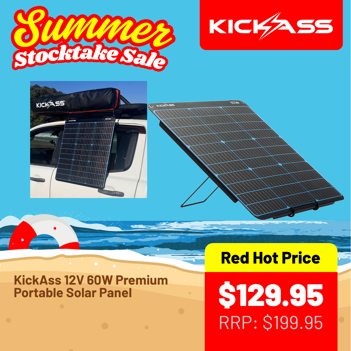 KickAss Products Facebook ad
