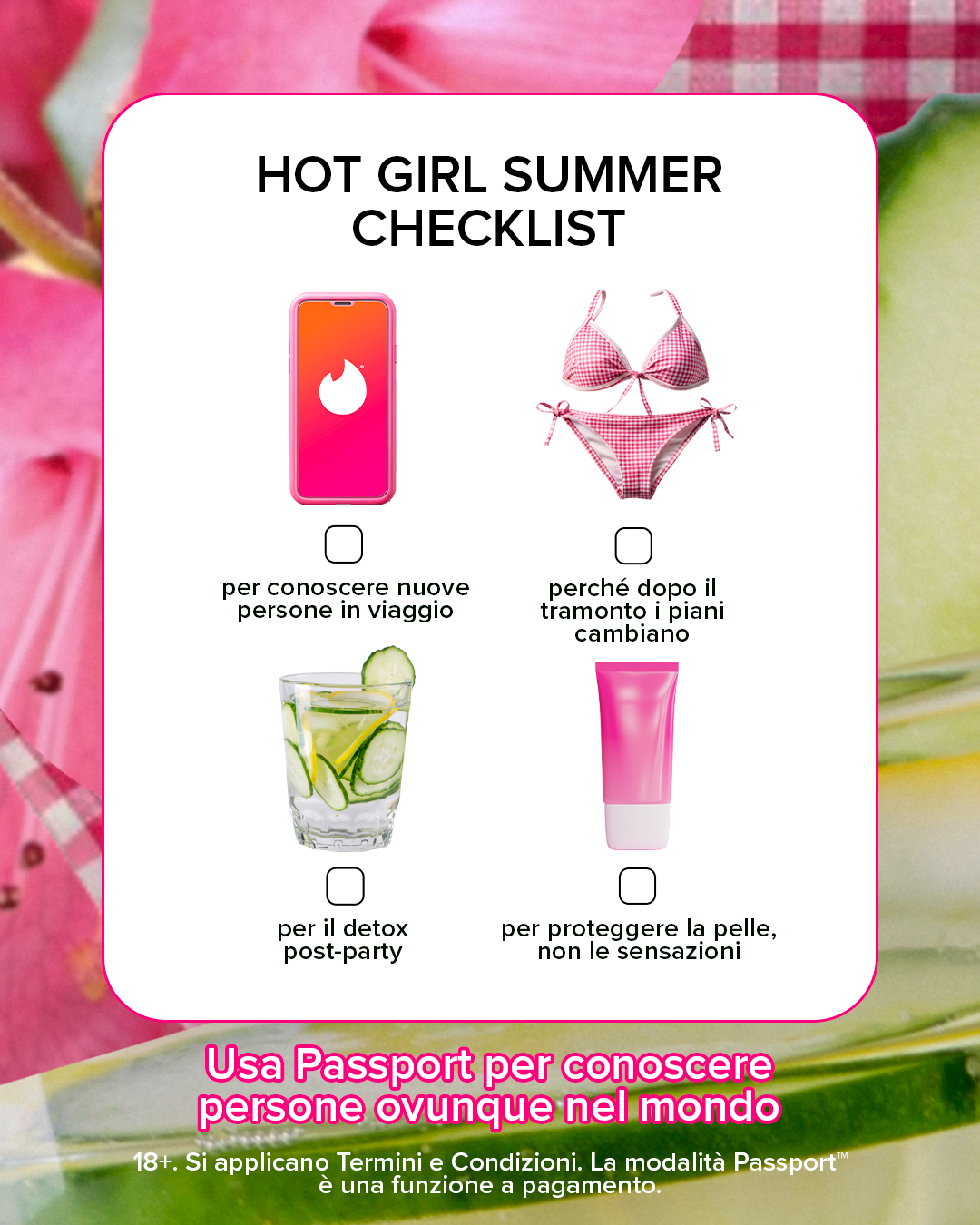Tinder Italia Facebook ad from Jul 1, 2026