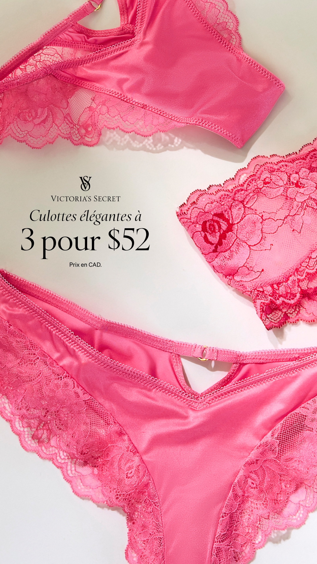 Victoria's Secret Facebook ad