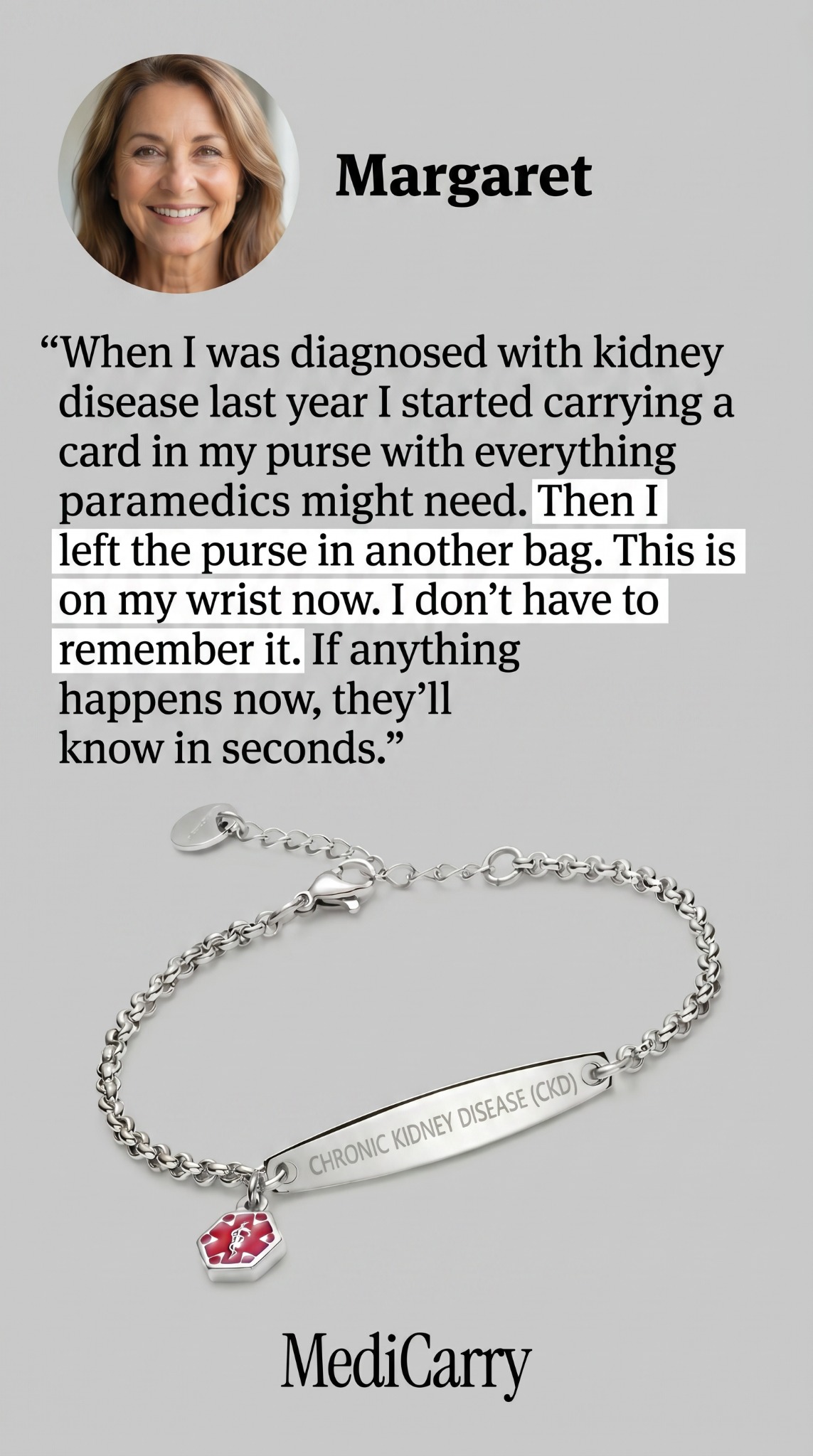 MediCarry ID Facebook ad