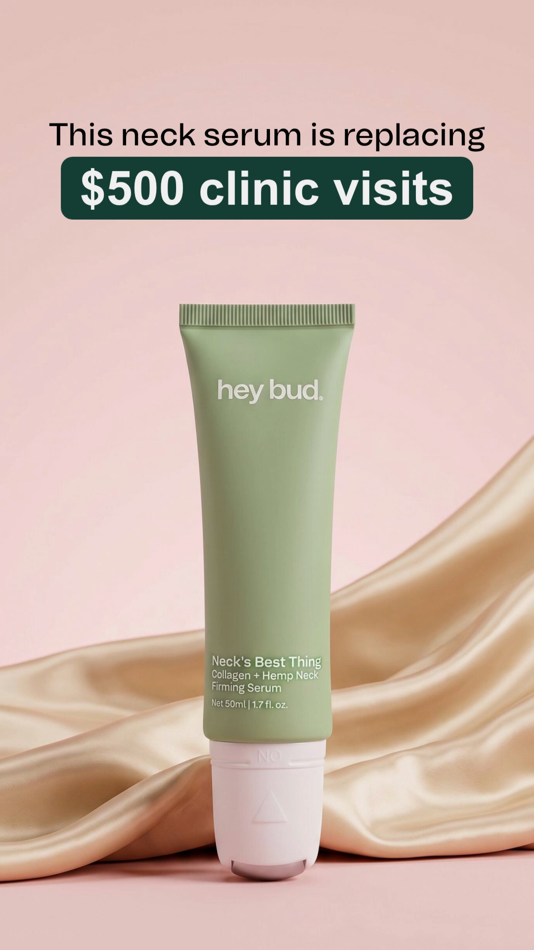 Hey Bud Skincare Facebook ad