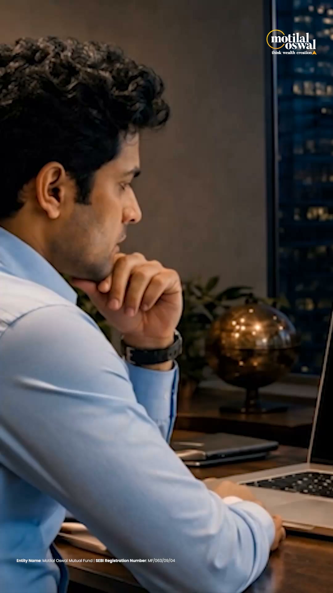 Motilal Oswal Asset Management Company Ltd. Facebook ad: We believe great investing starts with great ideas.