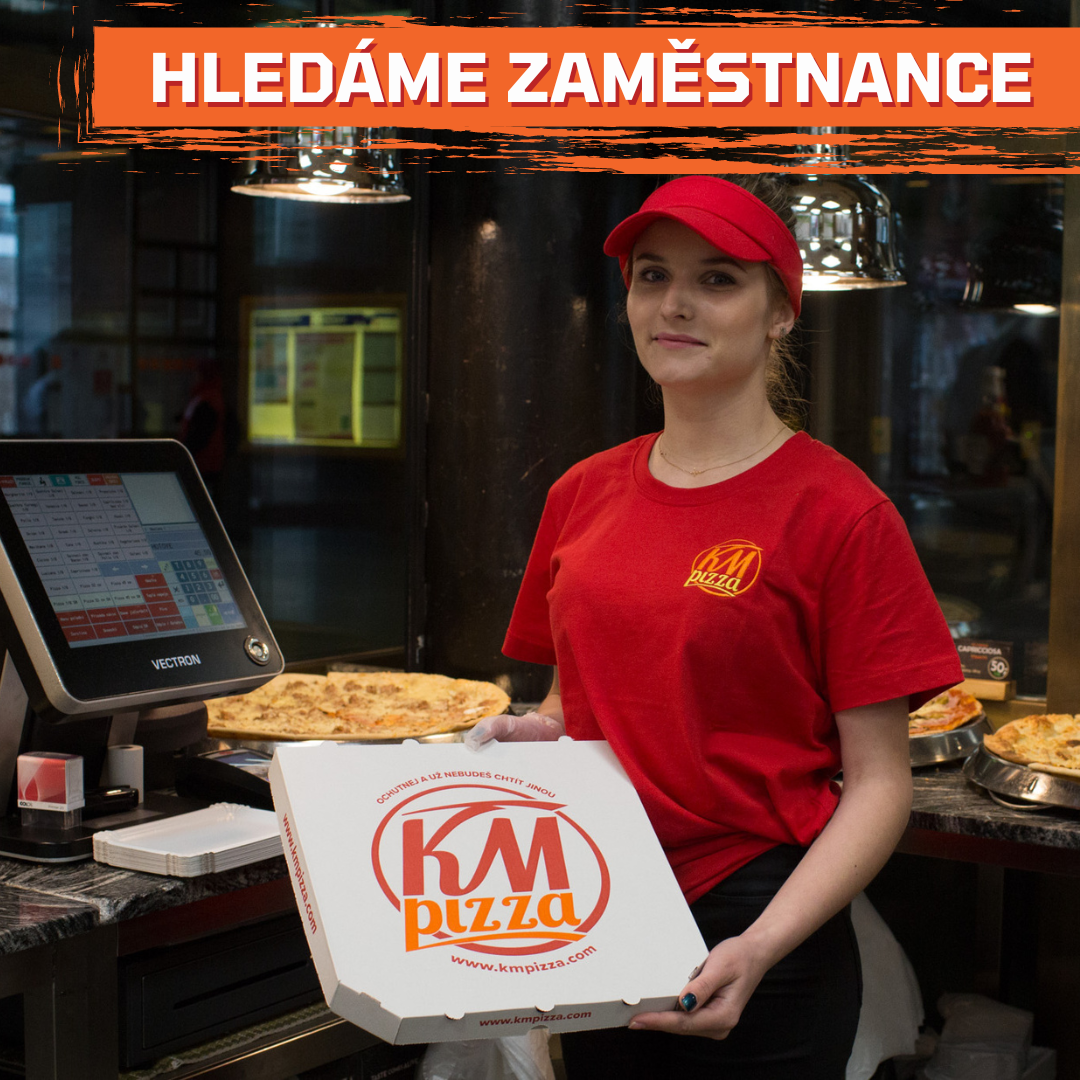 KM PIZZA Facebook ad: Hledáme zaměstnance