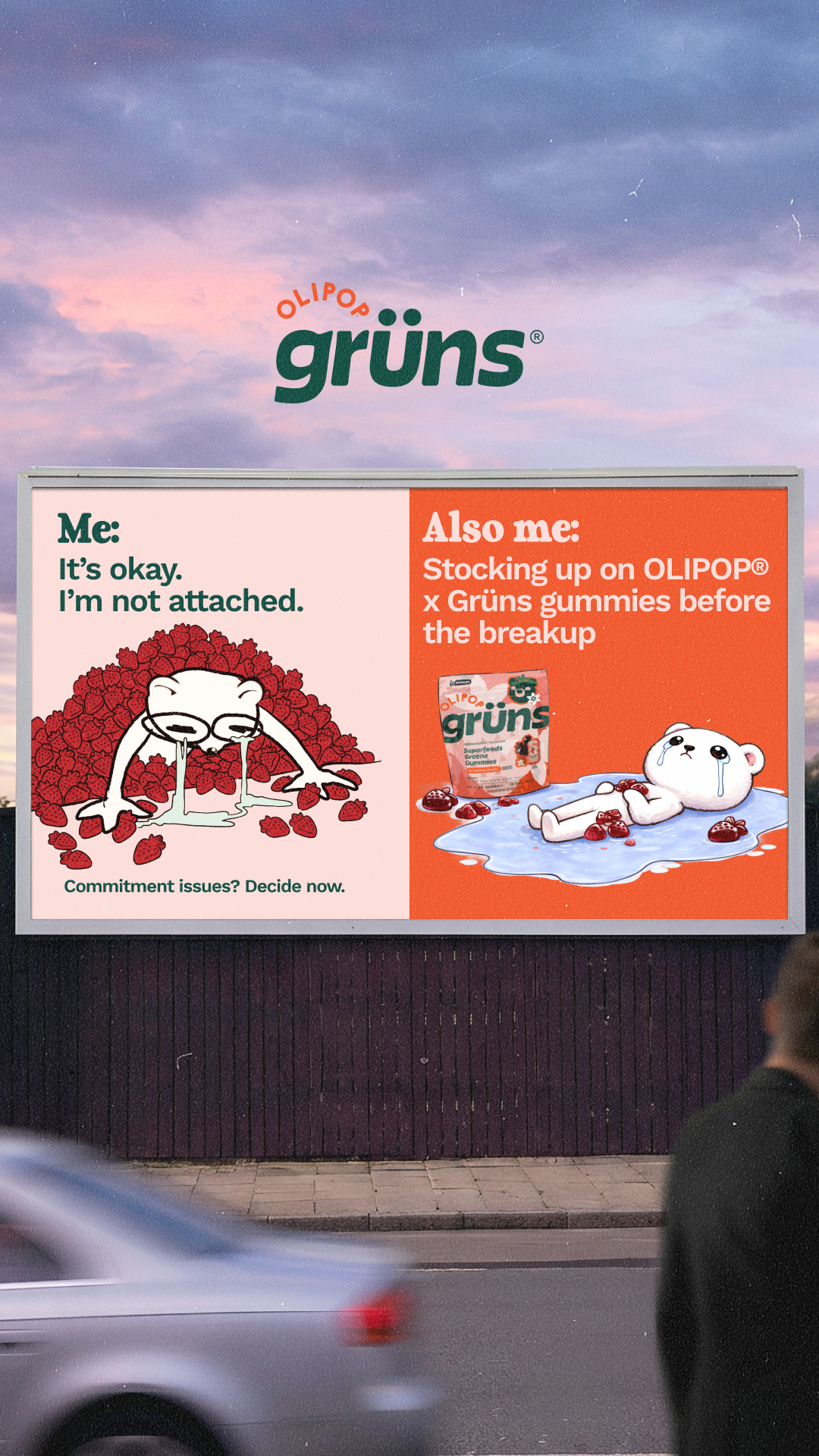 Grüns Facebook ad