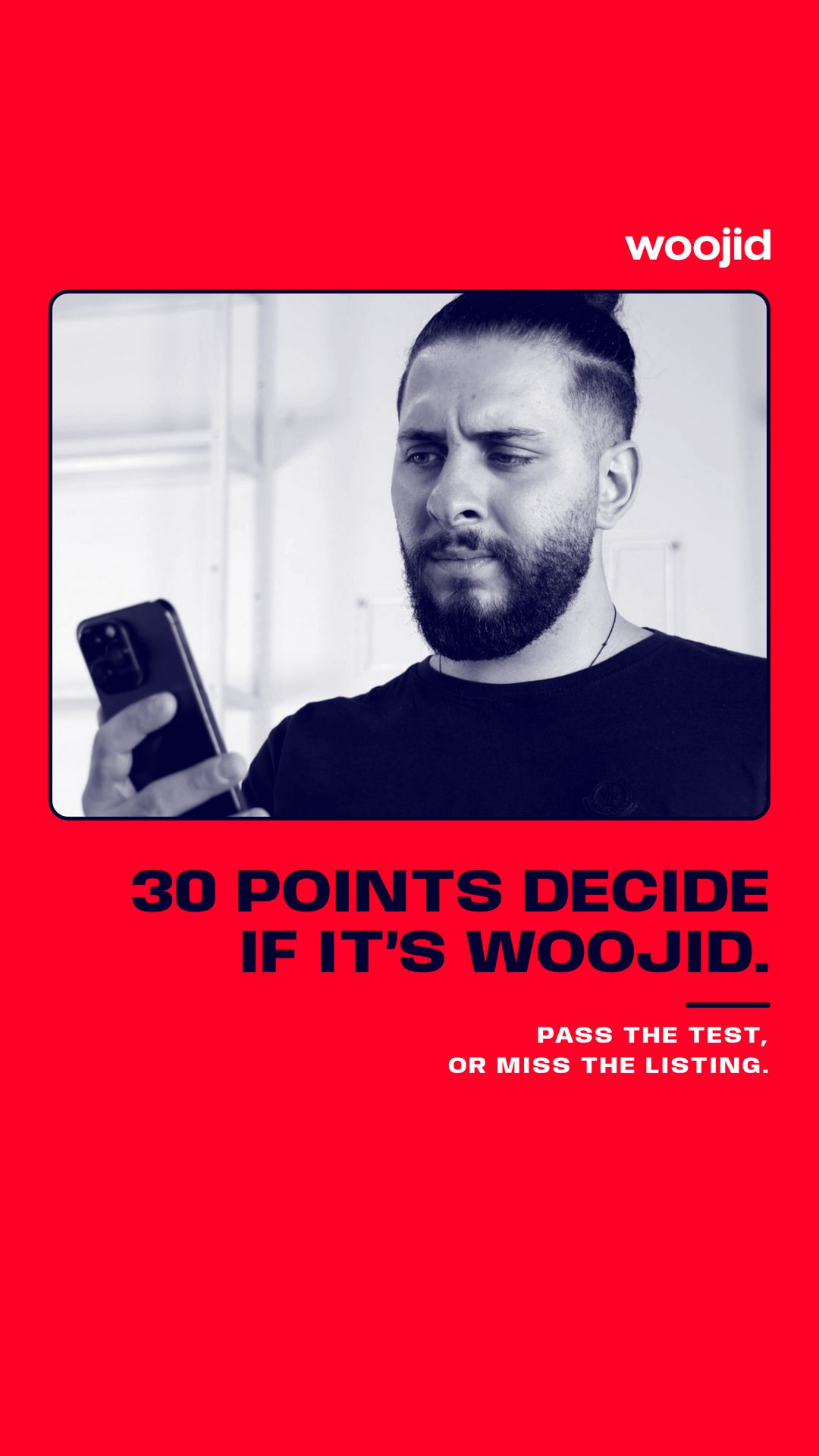 Woojid Refurbished Electronics Lebanon Facebook ad: Not every device makes the cut.