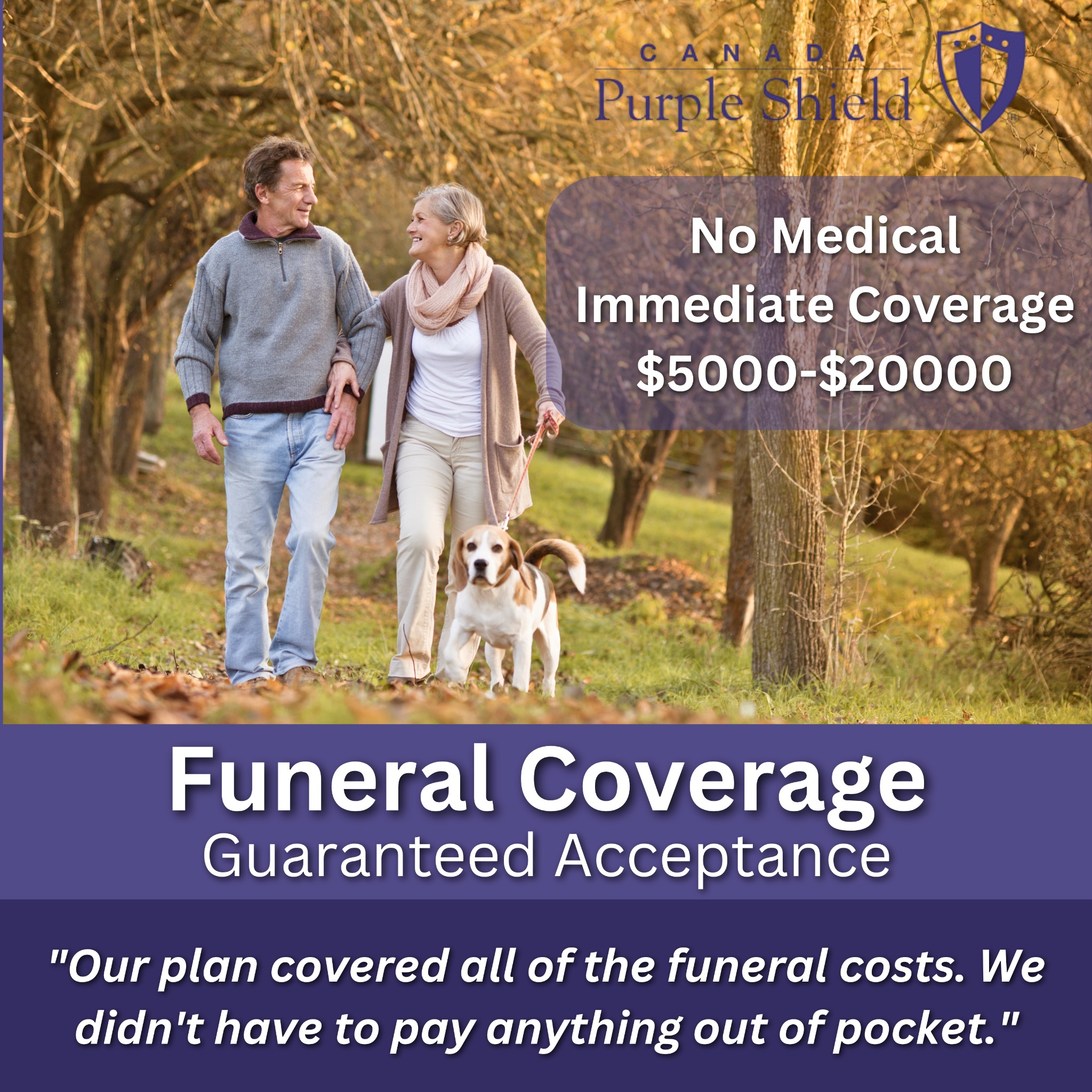 Canada Purple Shield Alberta Facebook ad
