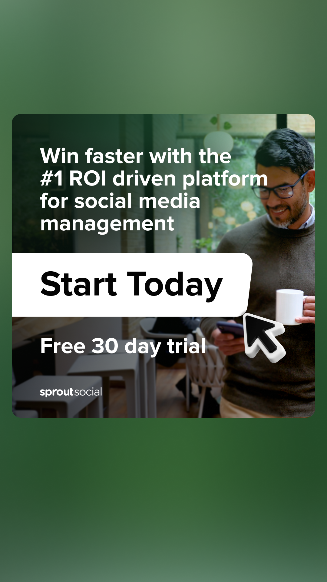 Sprout Social Facebook ad