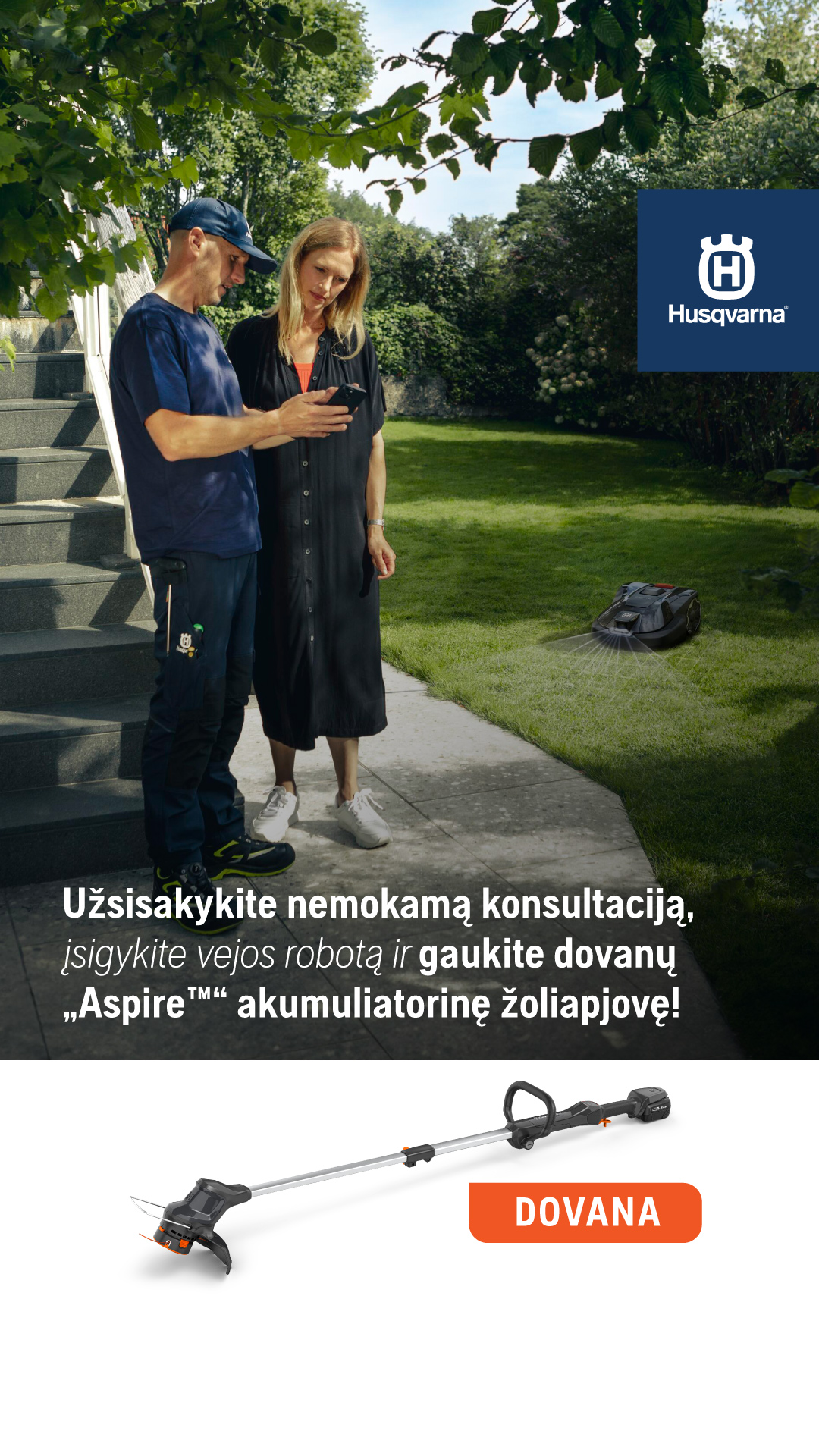 Husqvarna Facebook ad from Aug 5, 2026
