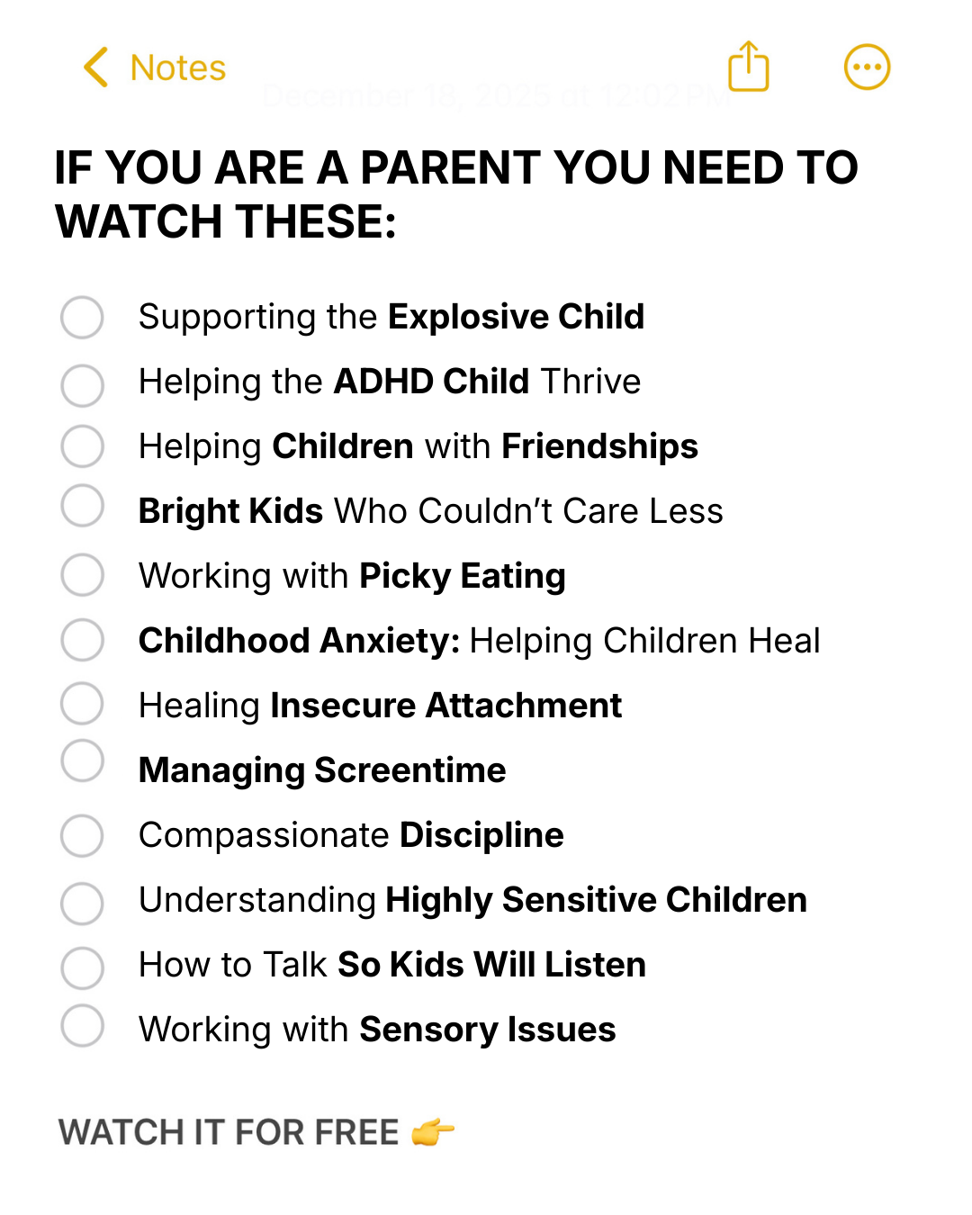 Institute of Child Psychology Facebook ad