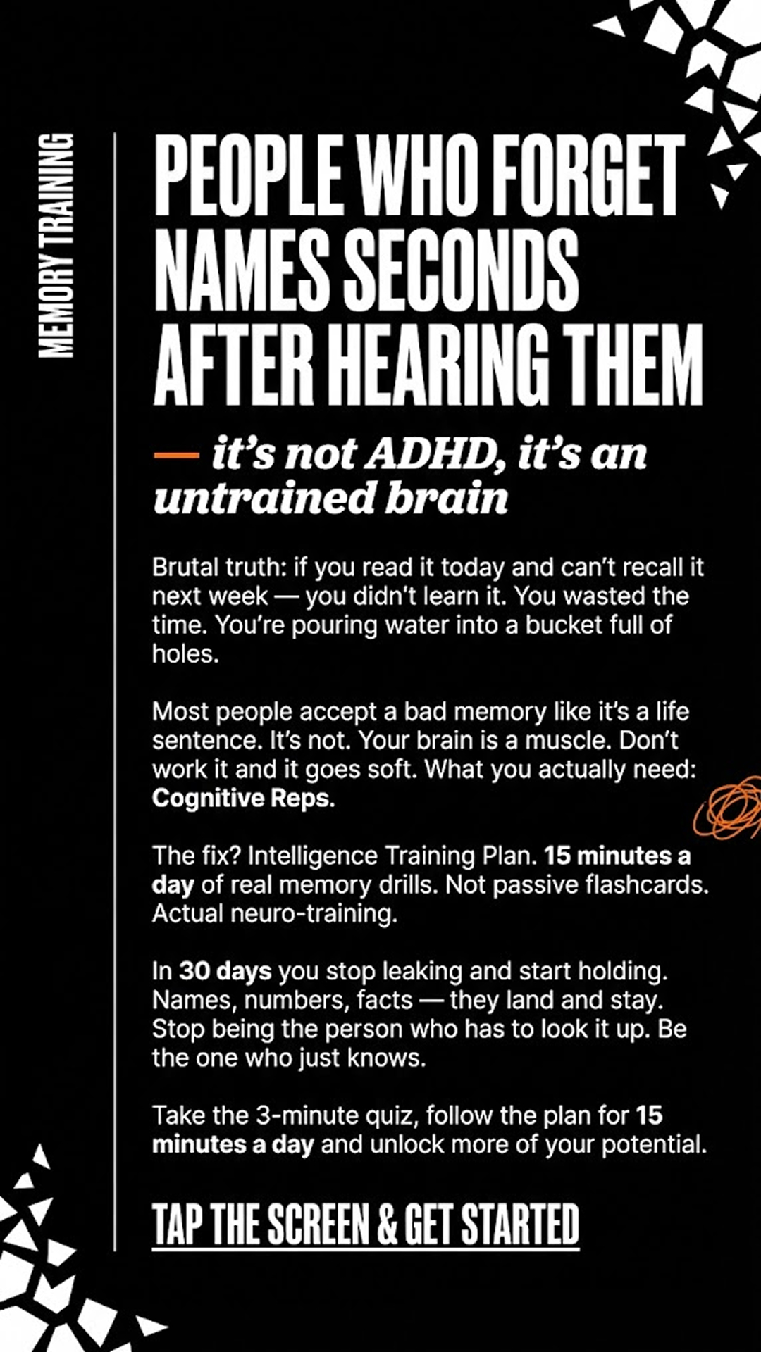 Rewire your ADHD brain Facebook ad
