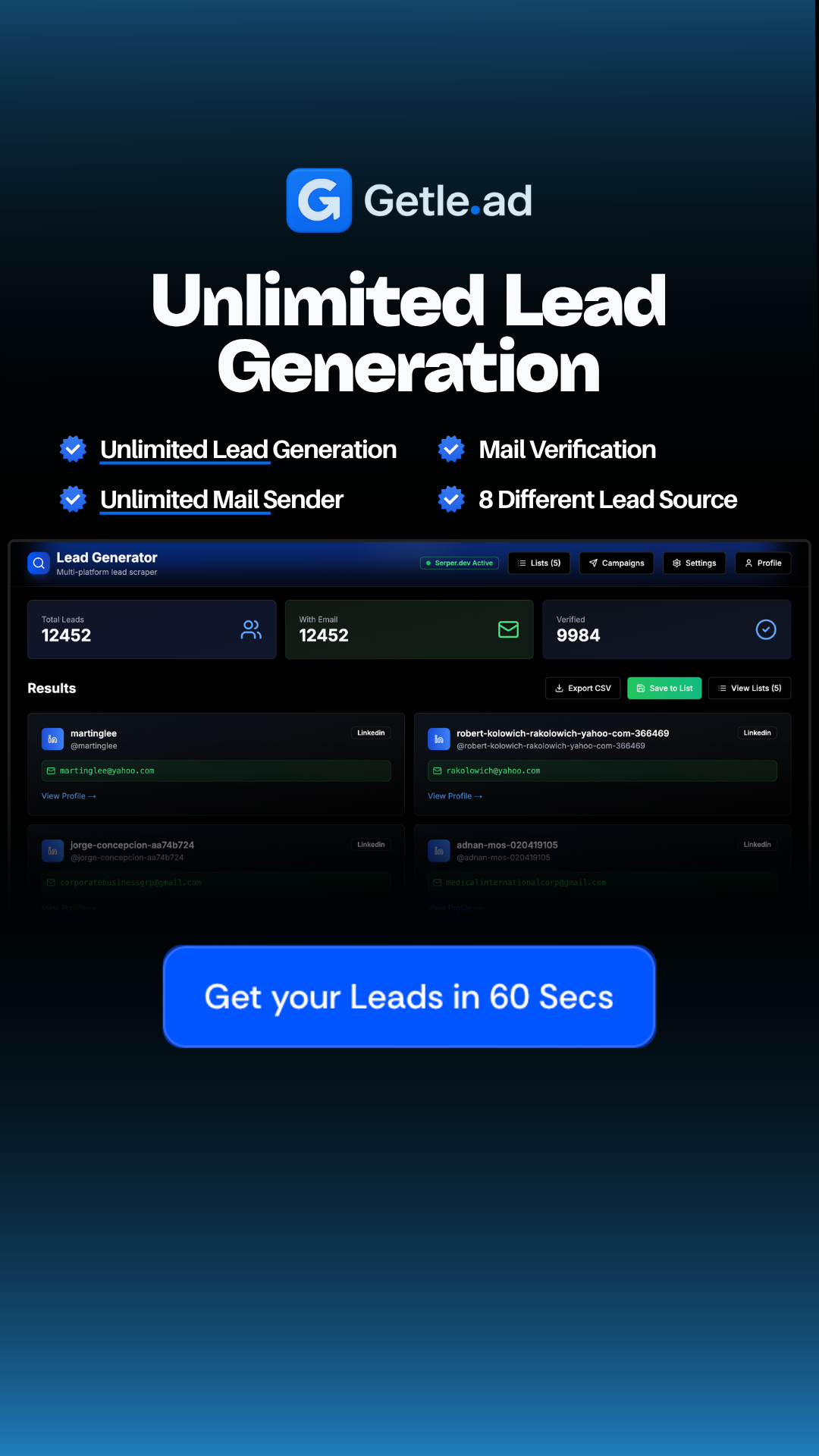 Lead Flow Agent Facebook ad from May 2, 2026