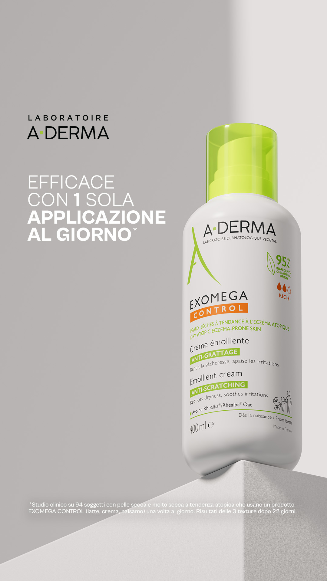 A-Derma Facebook ad from Feb 20, 2026