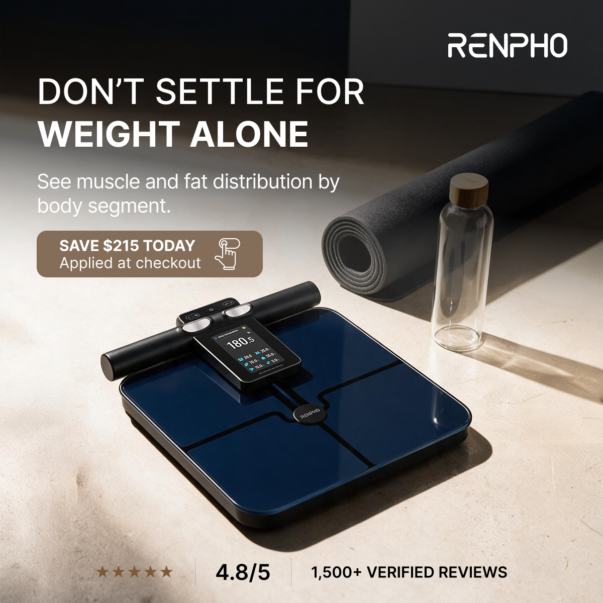 renpho Facebook ad: MorphoScan Nova Body Scale