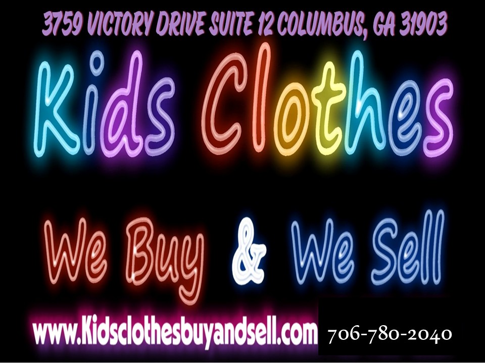 Kids clothes we buy and sell Facebook ad