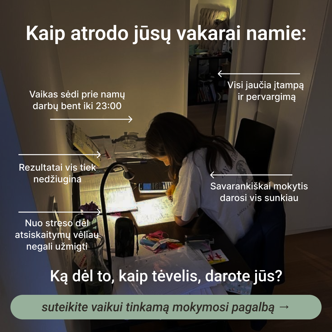 Matematikos korepetitorius Arnas Facebook ad: Išankstinė registracija