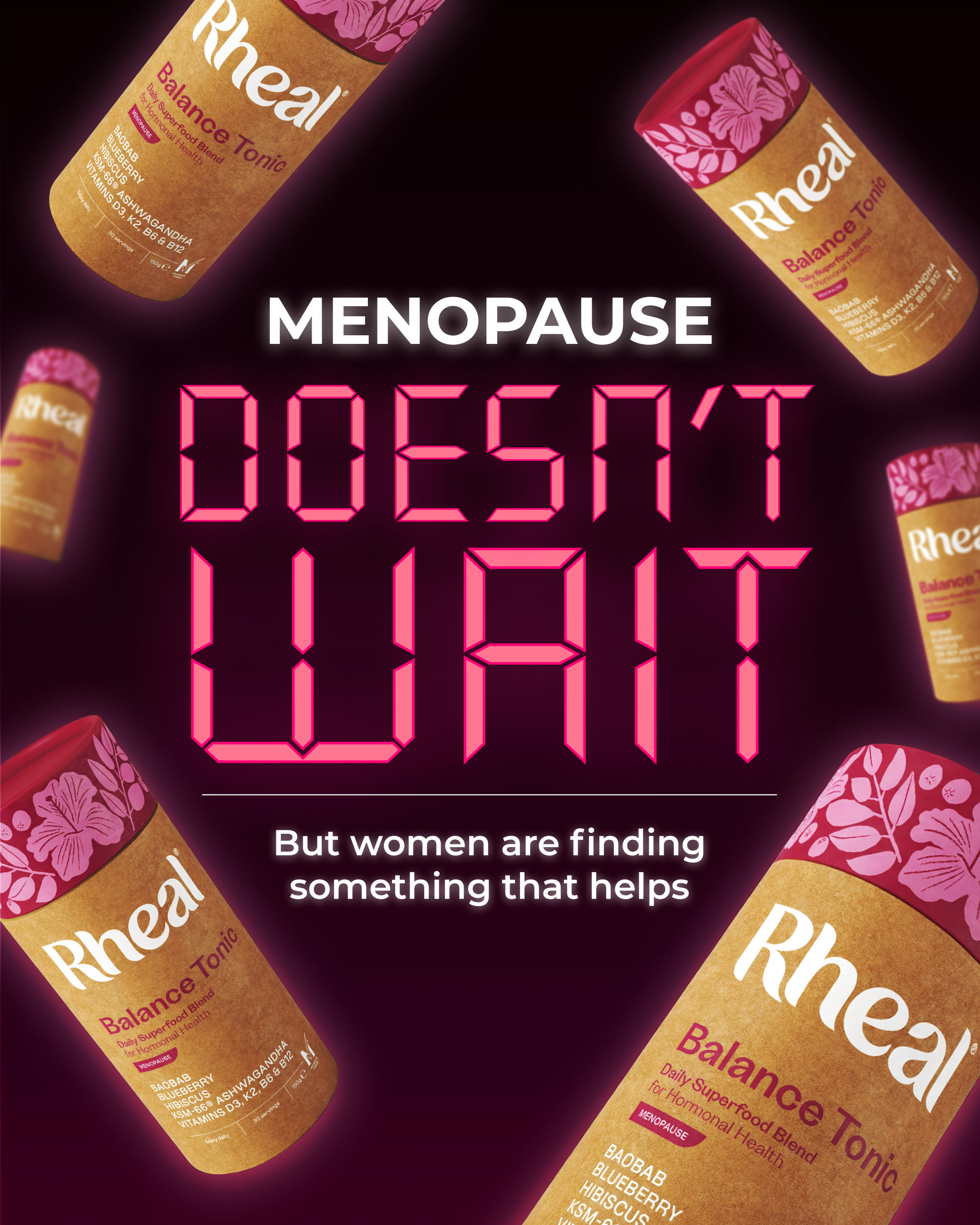 The Menopause Diaries Facebook ad