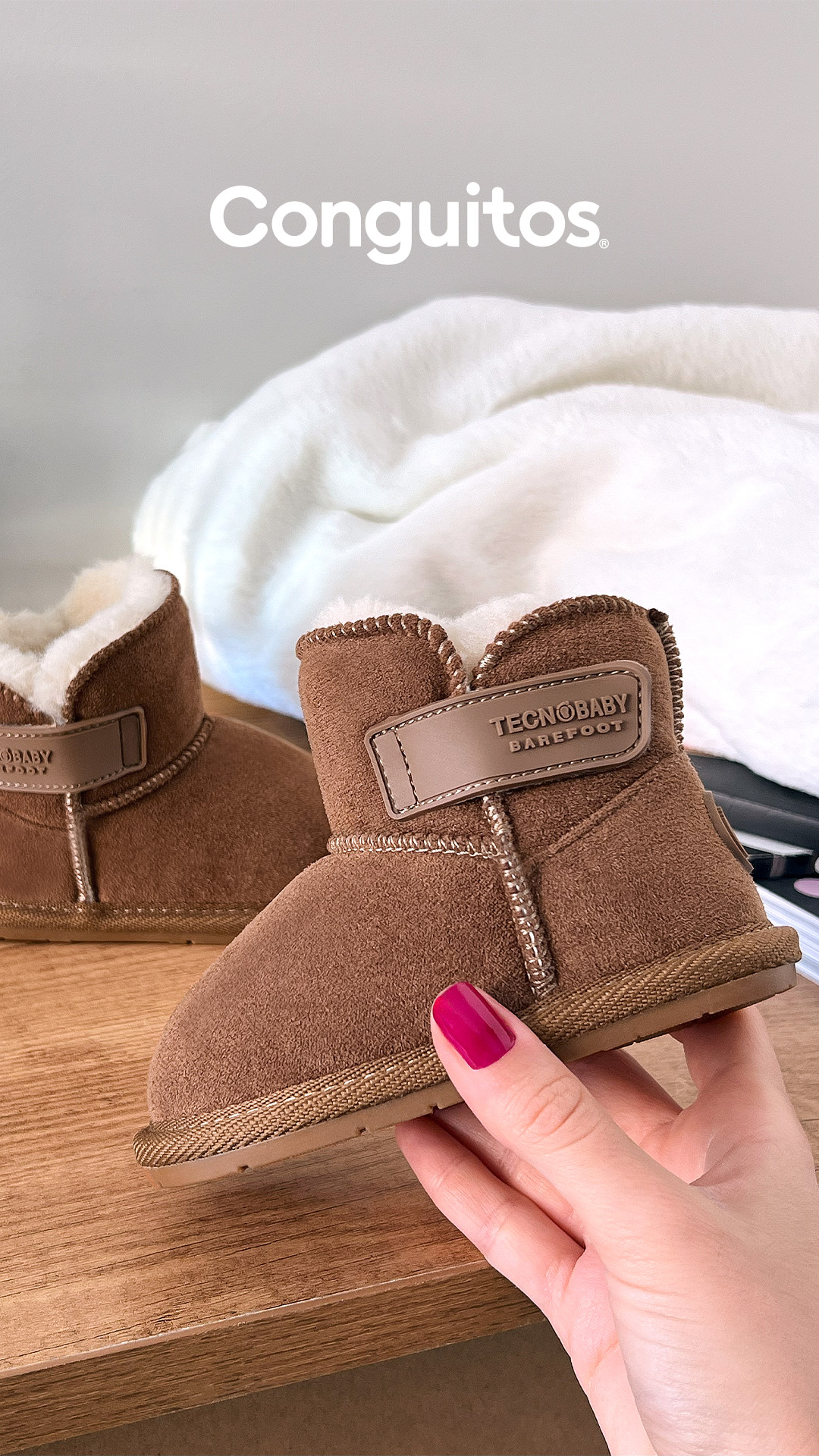 Conguitos Facebook ad: Botas Respetuosas
