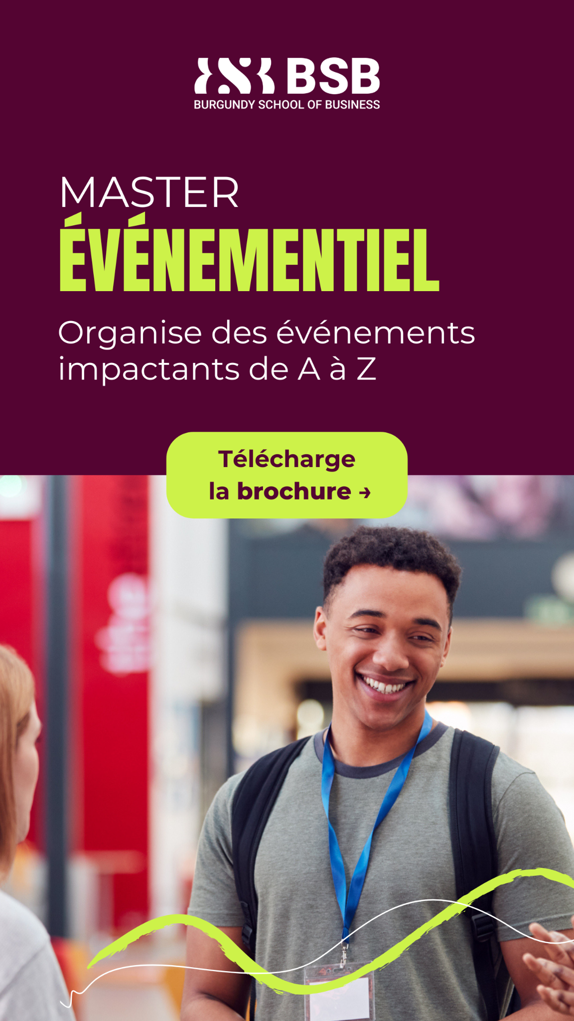 BSB - Burgundy School of Business Facebook ad from Apr 29, 2026