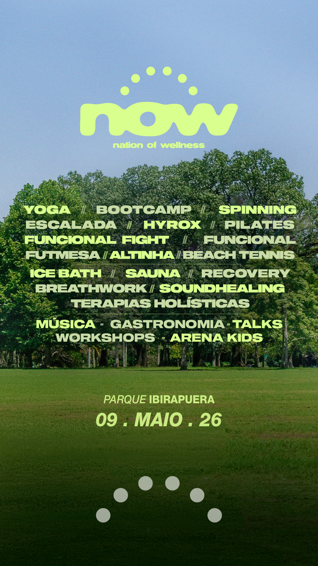 Now Festival Facebook ad from Mar 23, 2026