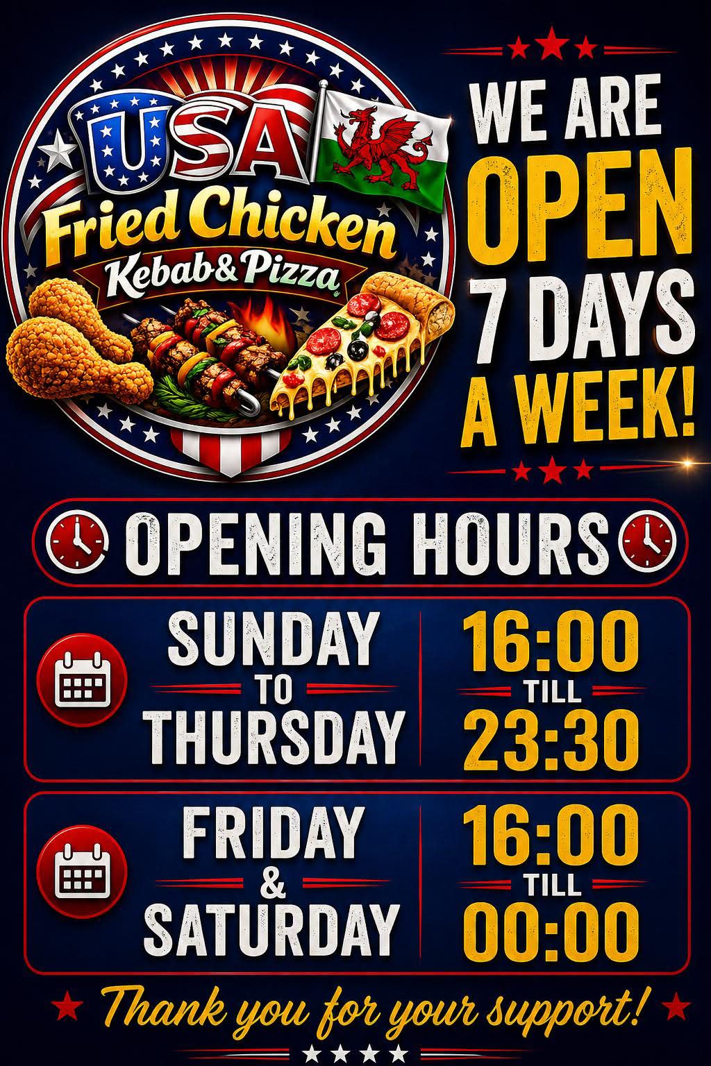 USA kebab Bargoed Facebook ad: Pizza, Kebab & Fried Chicken Delivery in Bargoed | Order…