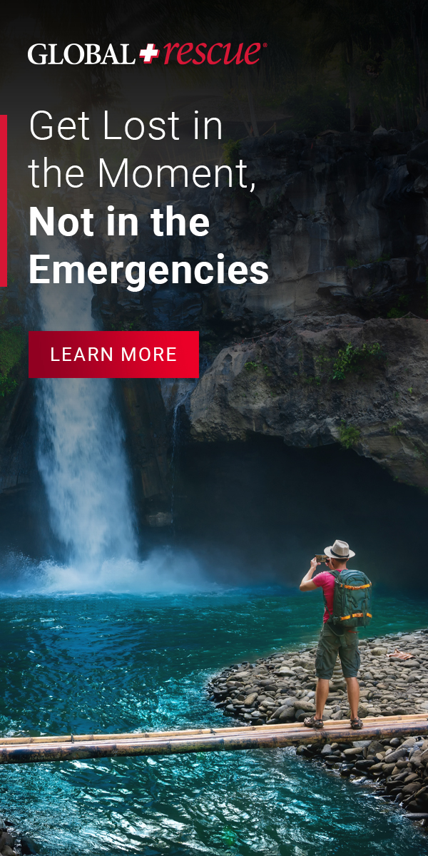 Global Rescue Facebook ad