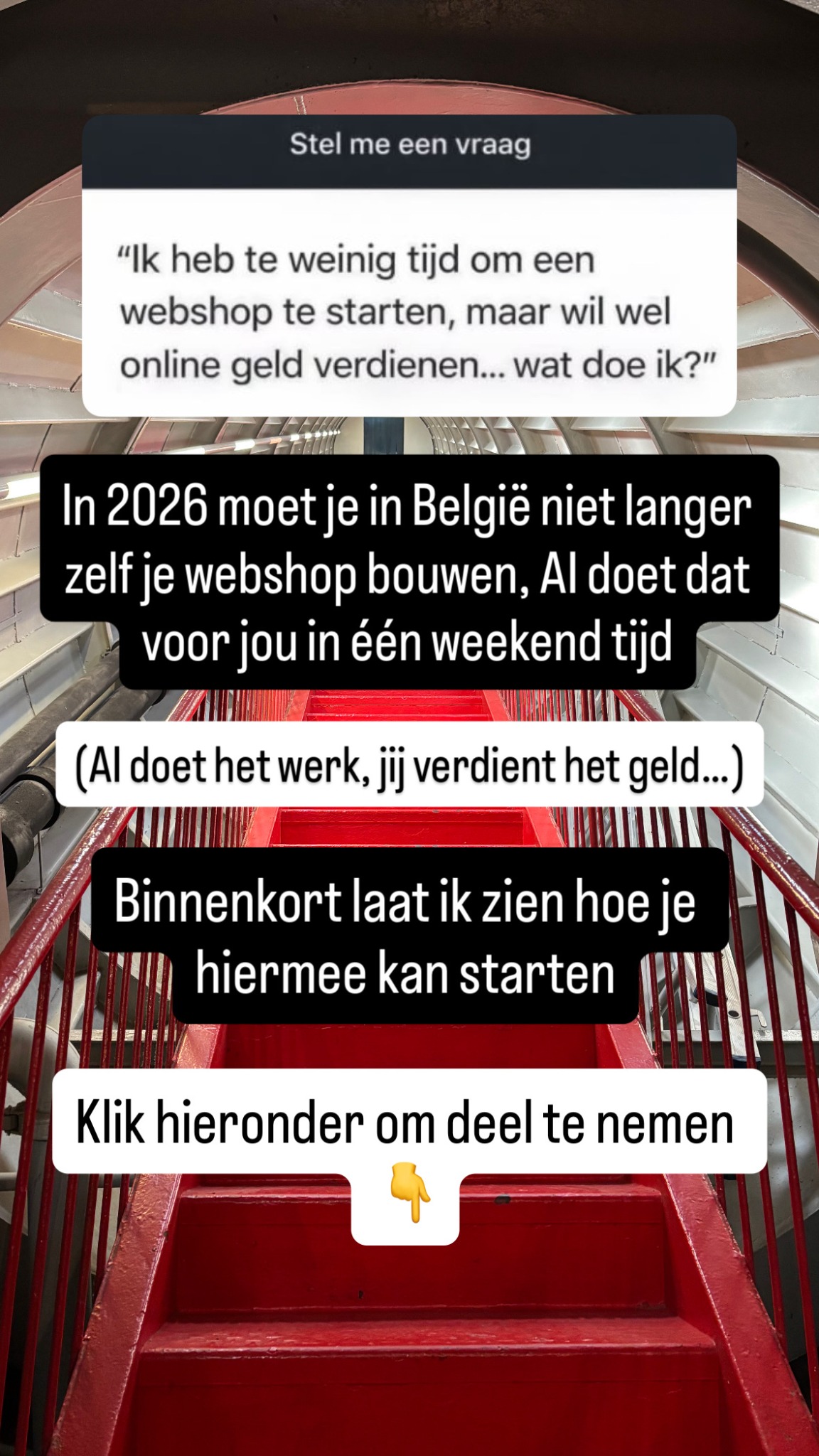 Ecomlab Facebook ad: 10 personen gezocht die hun online webshop willen starten