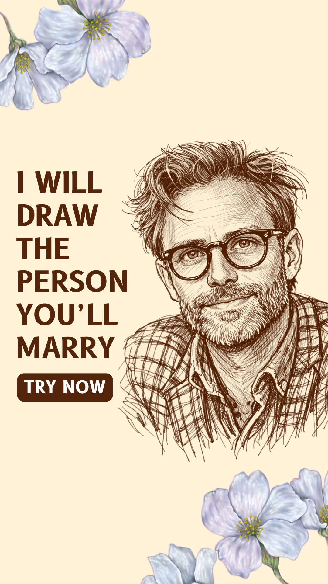 Soulmate Drawing Facebook ad: Take quiz and check it out!