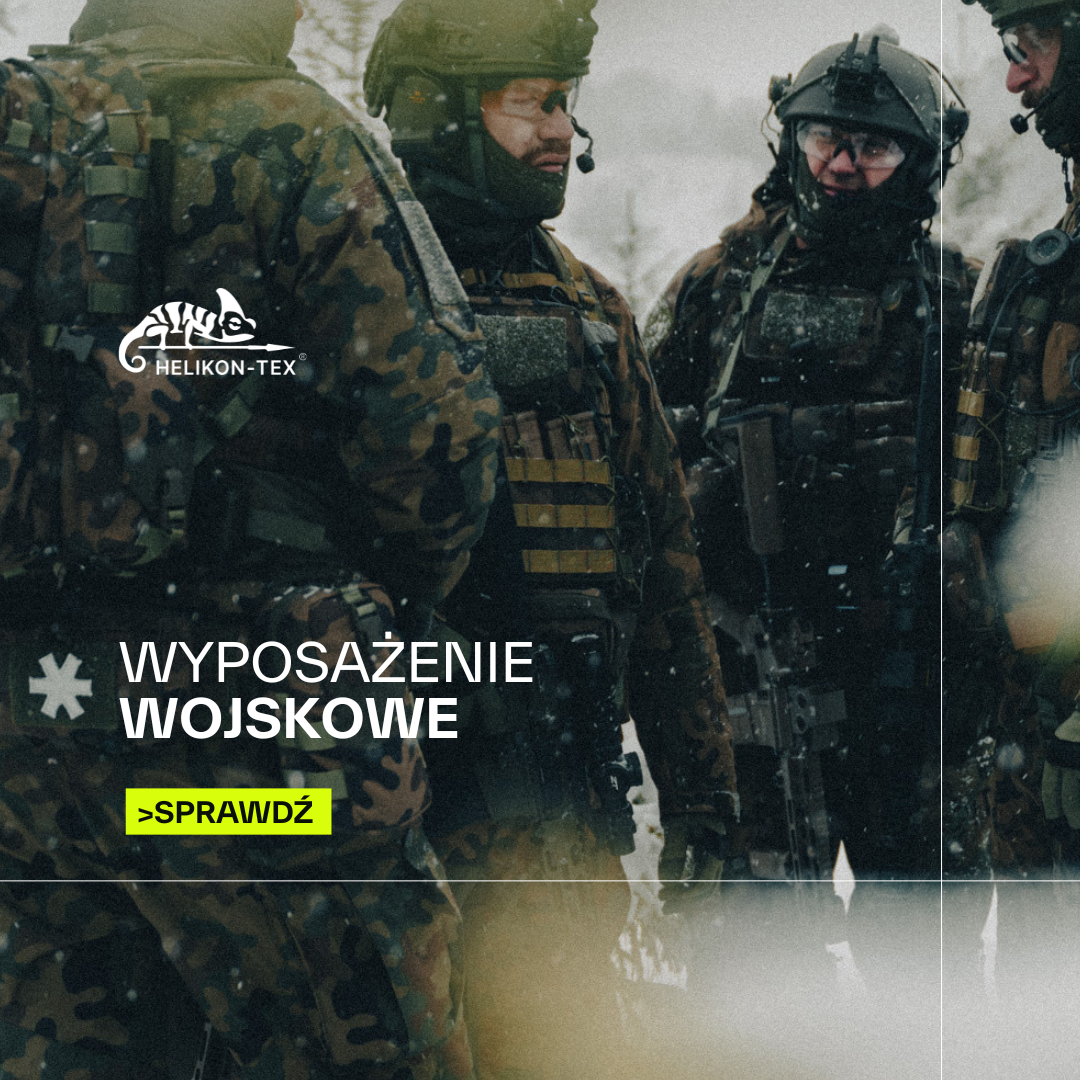 Helikon-Tex Facebook ad: Odzież i sprzęt wojskowy